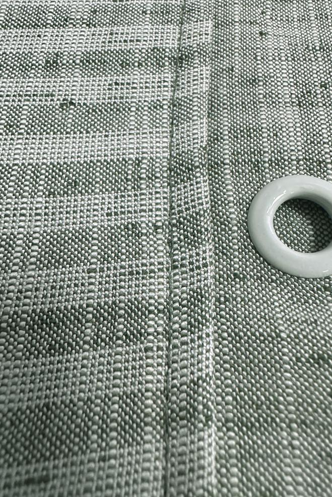 Tesettür giyim YEŞİL HAKİM YAKA KUŞGÖZÜ DETAYLI PARDESÜ 10775 - ALVİNA