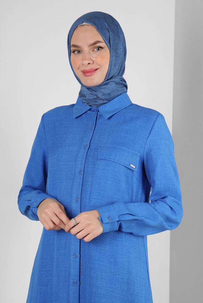 Tesettür giyim  ALVİNA PAMUK FLOŞ ŞAL 8242  - ALVİNA