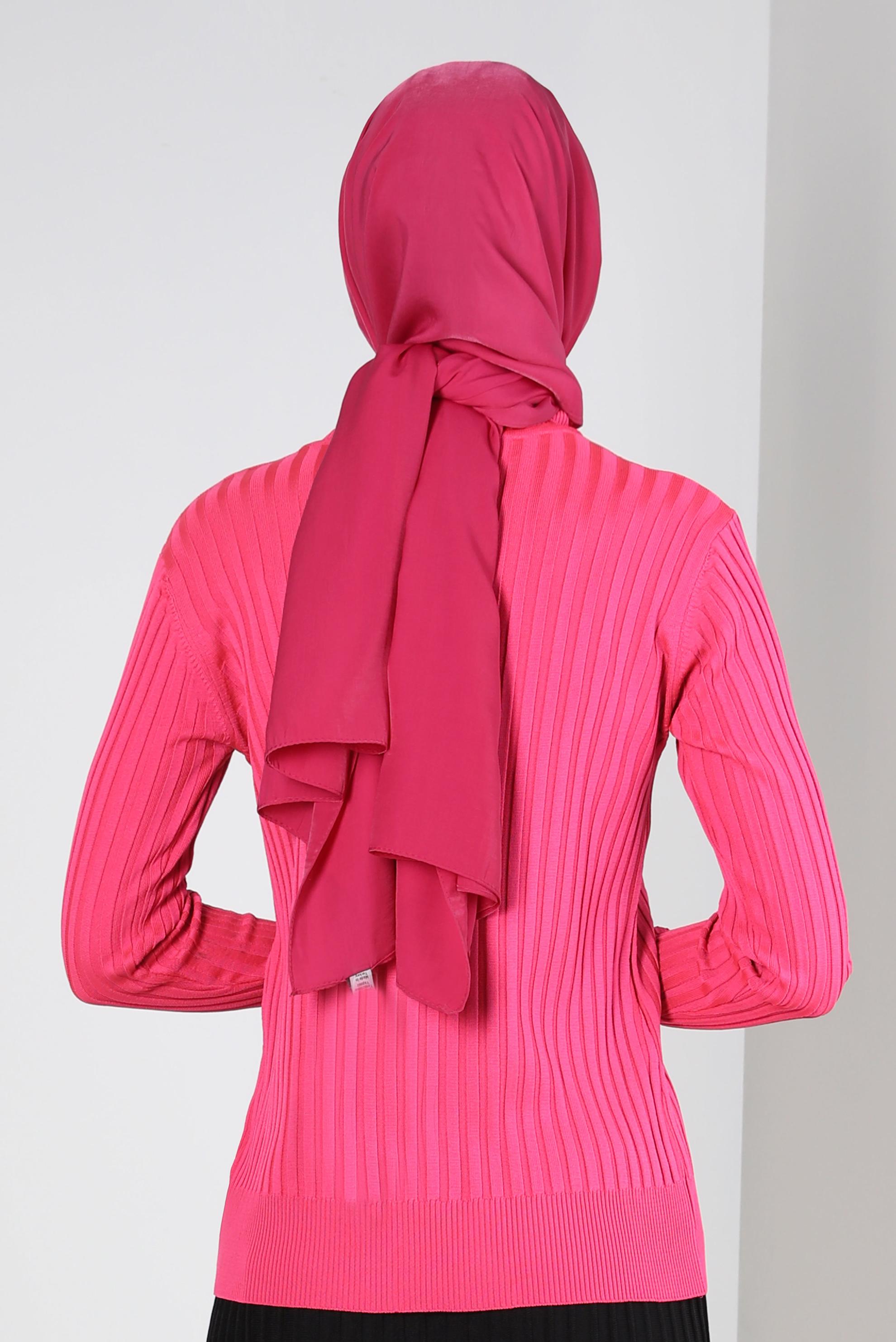 Tesettür giyim FUŞYA ALVİNA İPEK MODAL ŞAL 8222