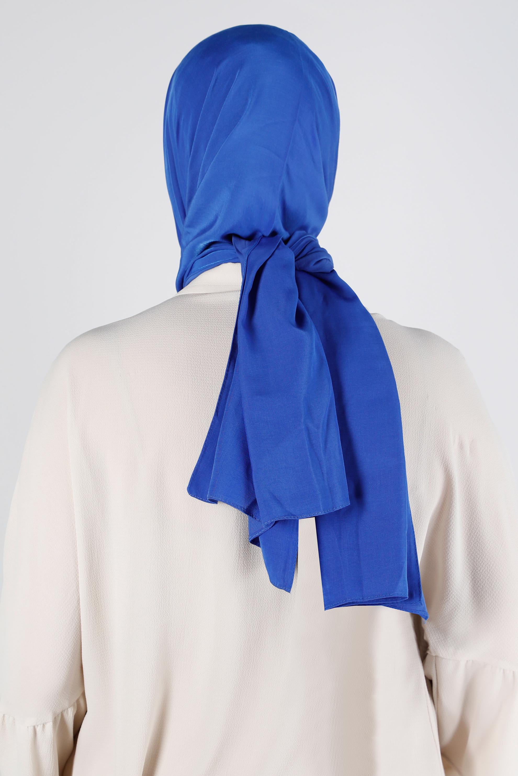 Tesettür giyim LACİVERT ALVİNA İPEK MODAL ŞAL 8222