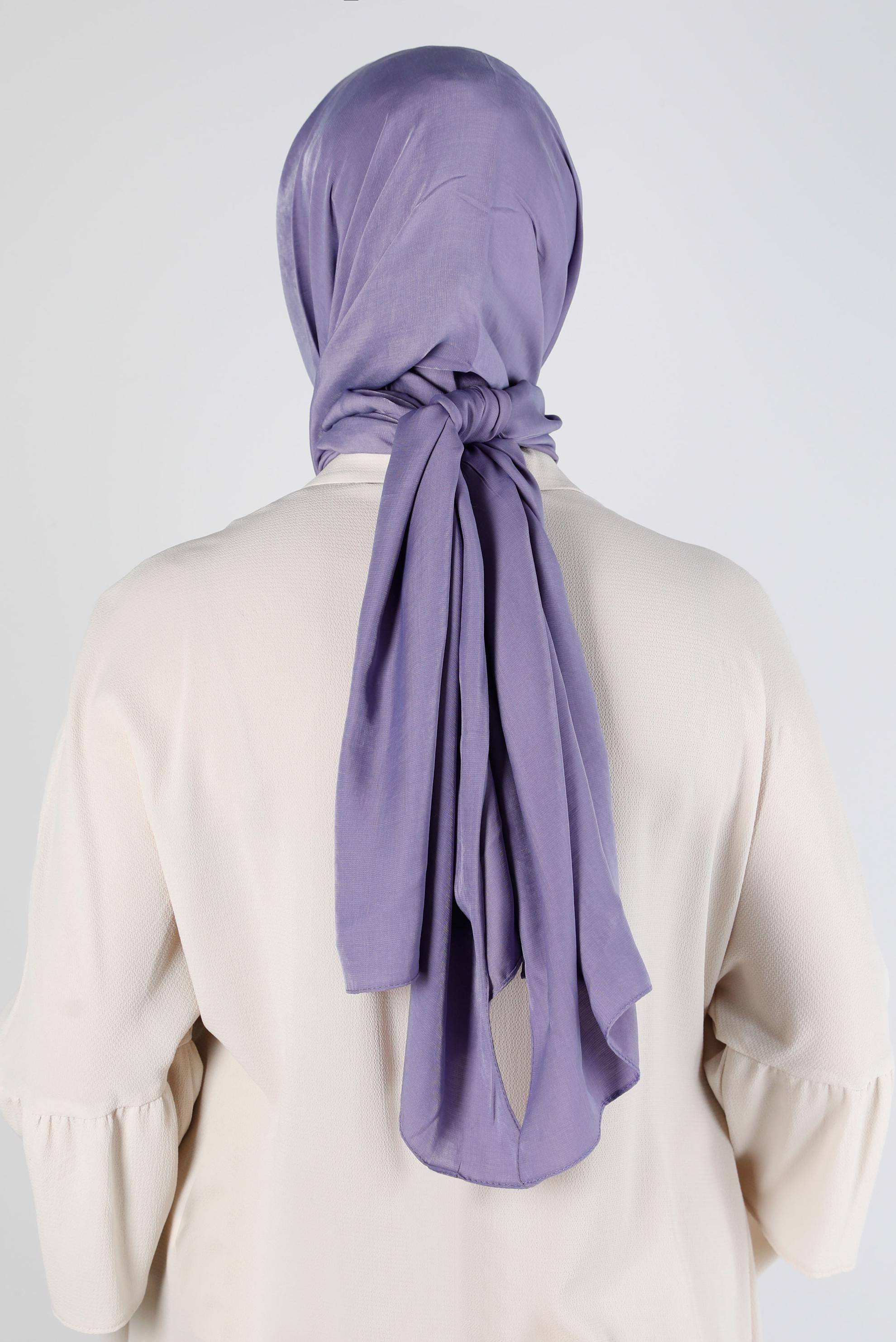 Tesettür giyim MOR ALVİNA İPEK MODAL ŞAL 8222