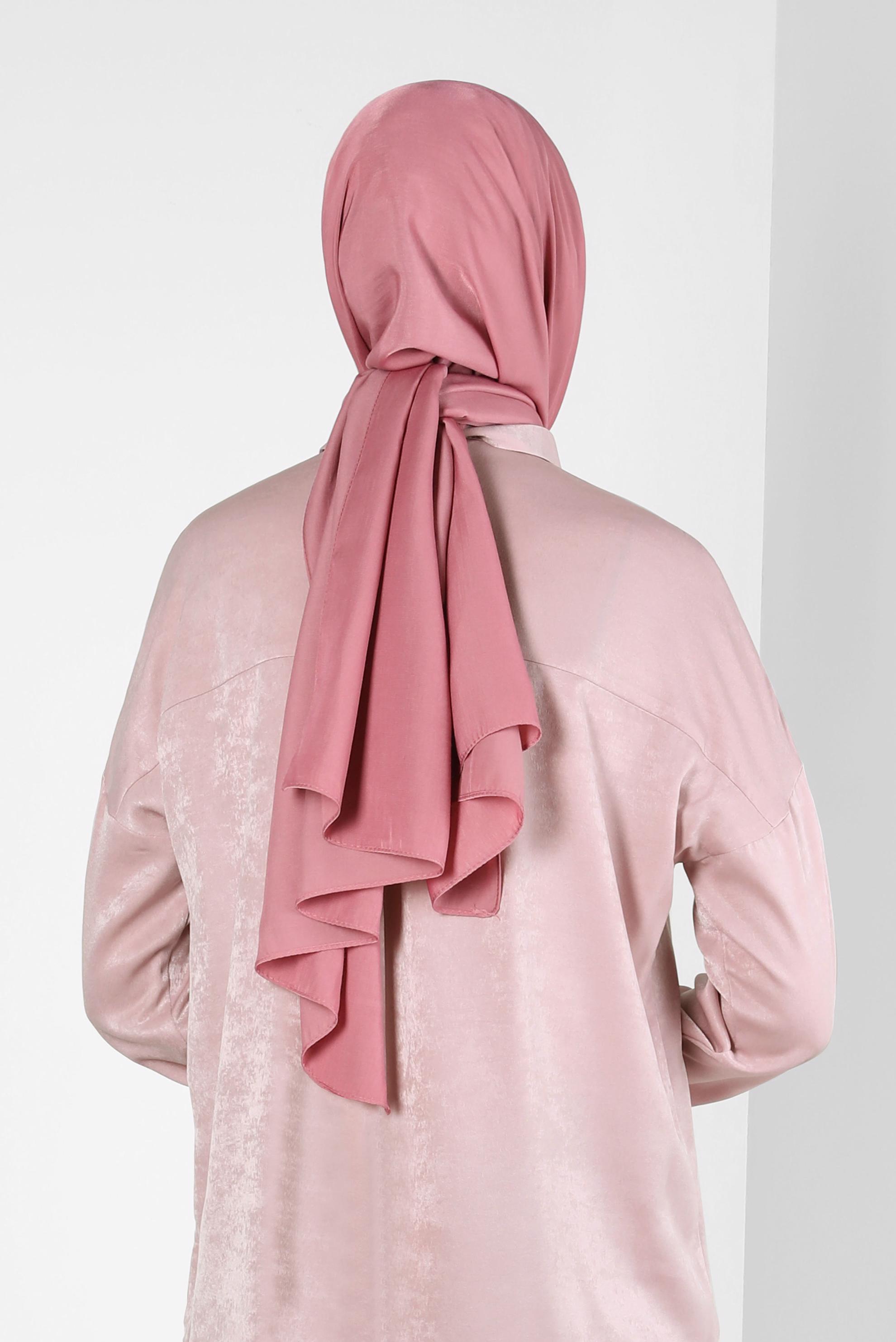 Tesettür giyim PUDRA ALVİNA İPEK MODAL ŞAL 8222