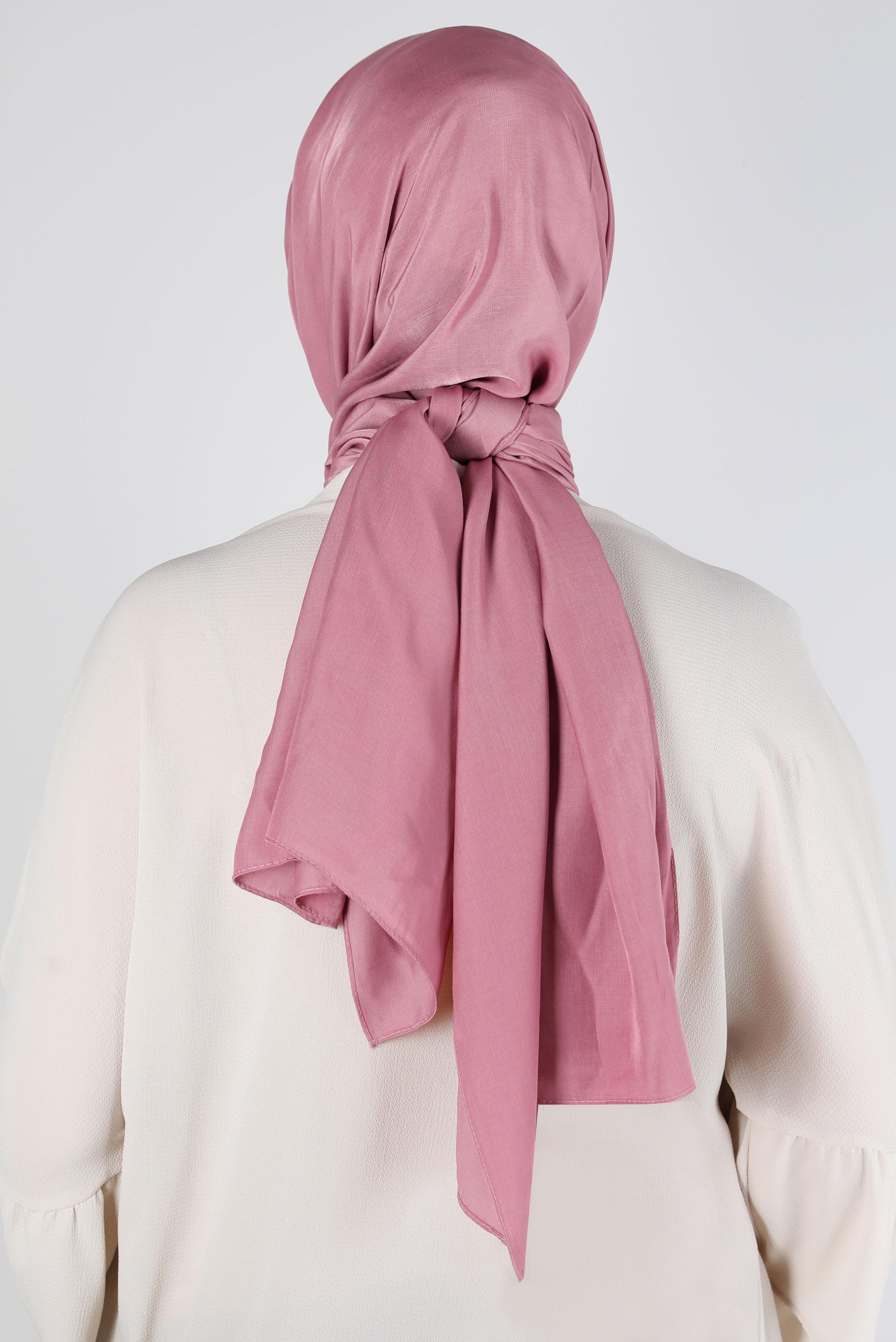 Tesettür giyim PEMBE ALVİNA İPEK MODAL ŞAL 8222