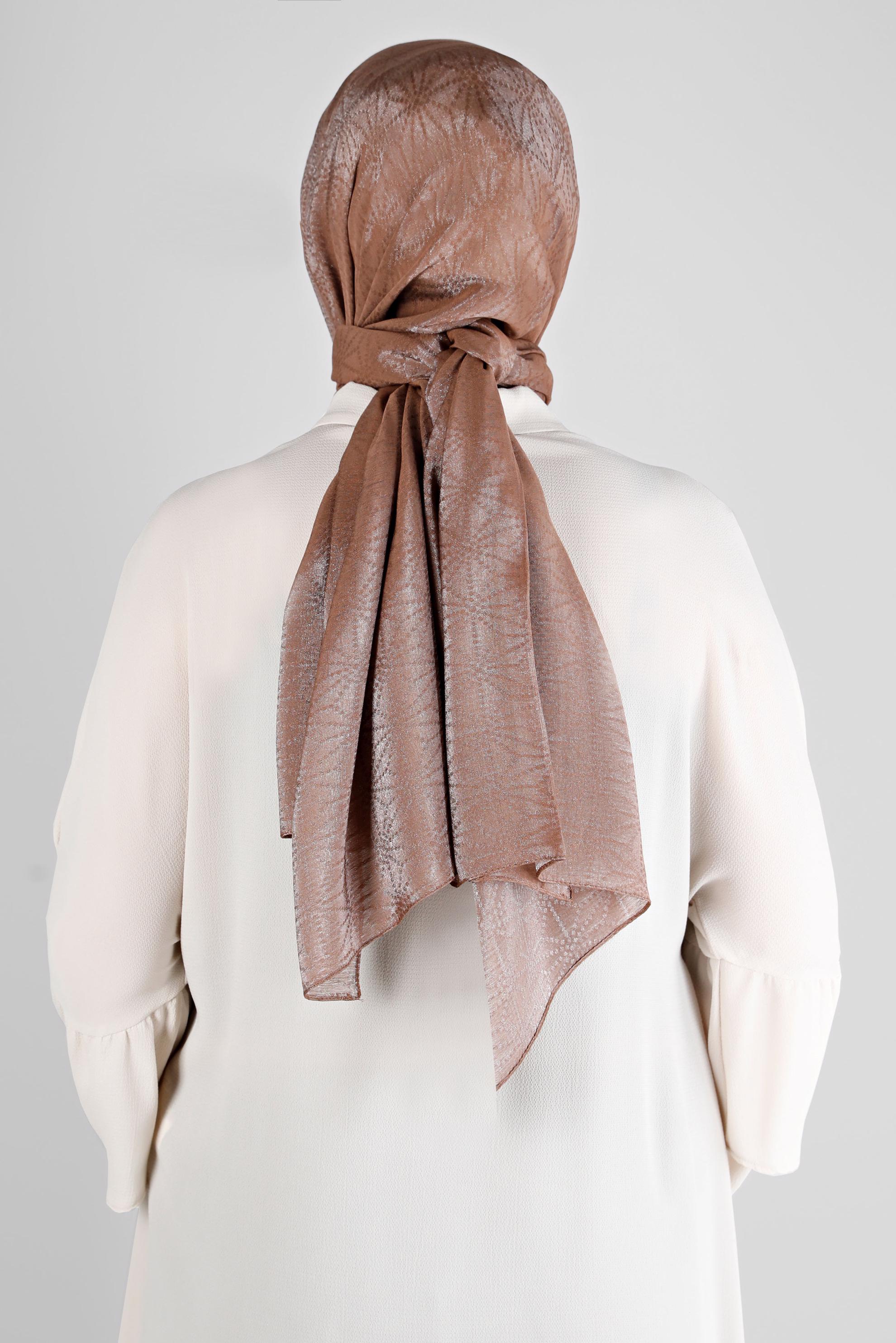 Vêtements hijab VISON ALVINA CHÂLE MOTIF GÉOMÉTRIQUE 8223