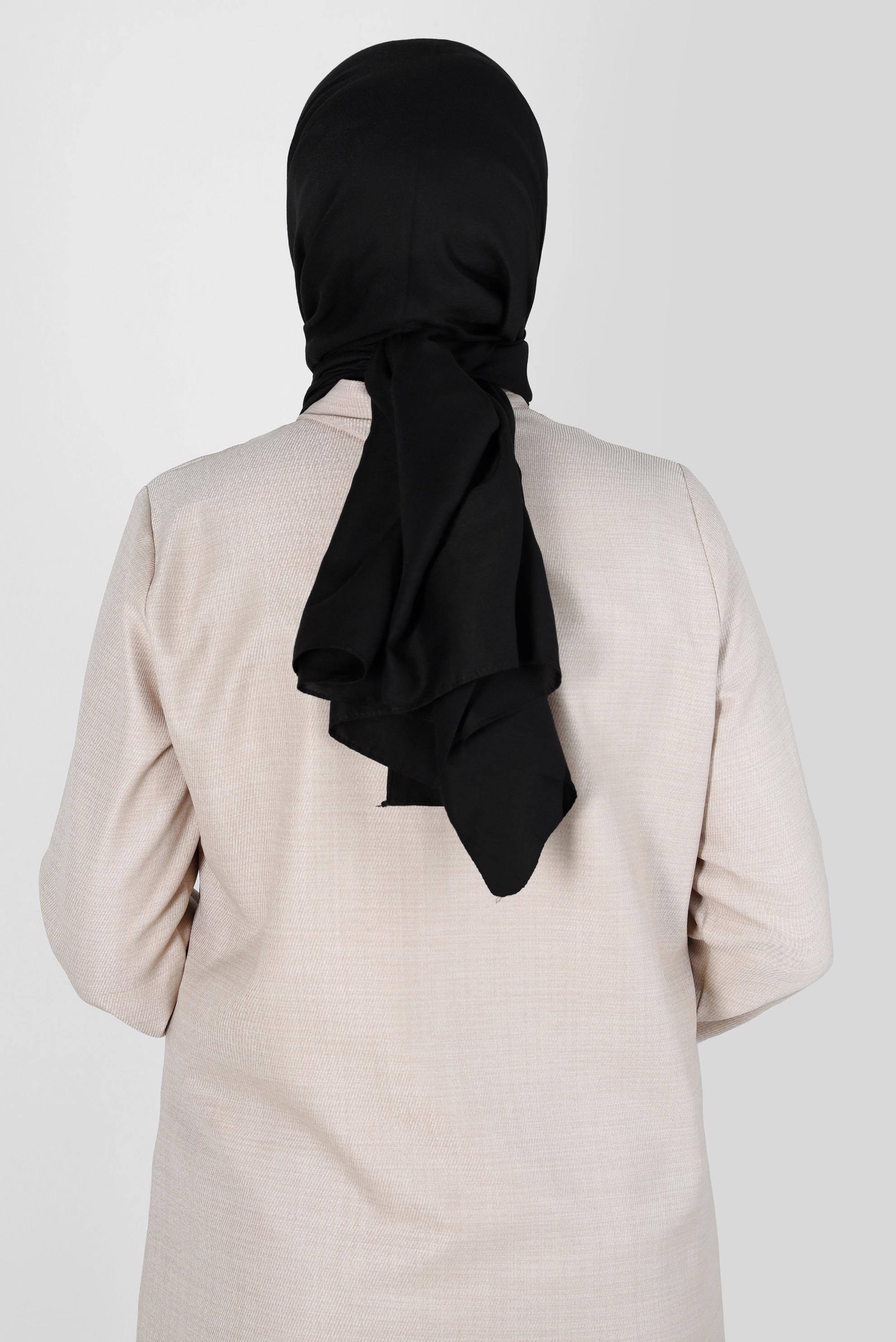 Tesettür giyim SİYAH ALVİNA SOFT ŞAL 8234