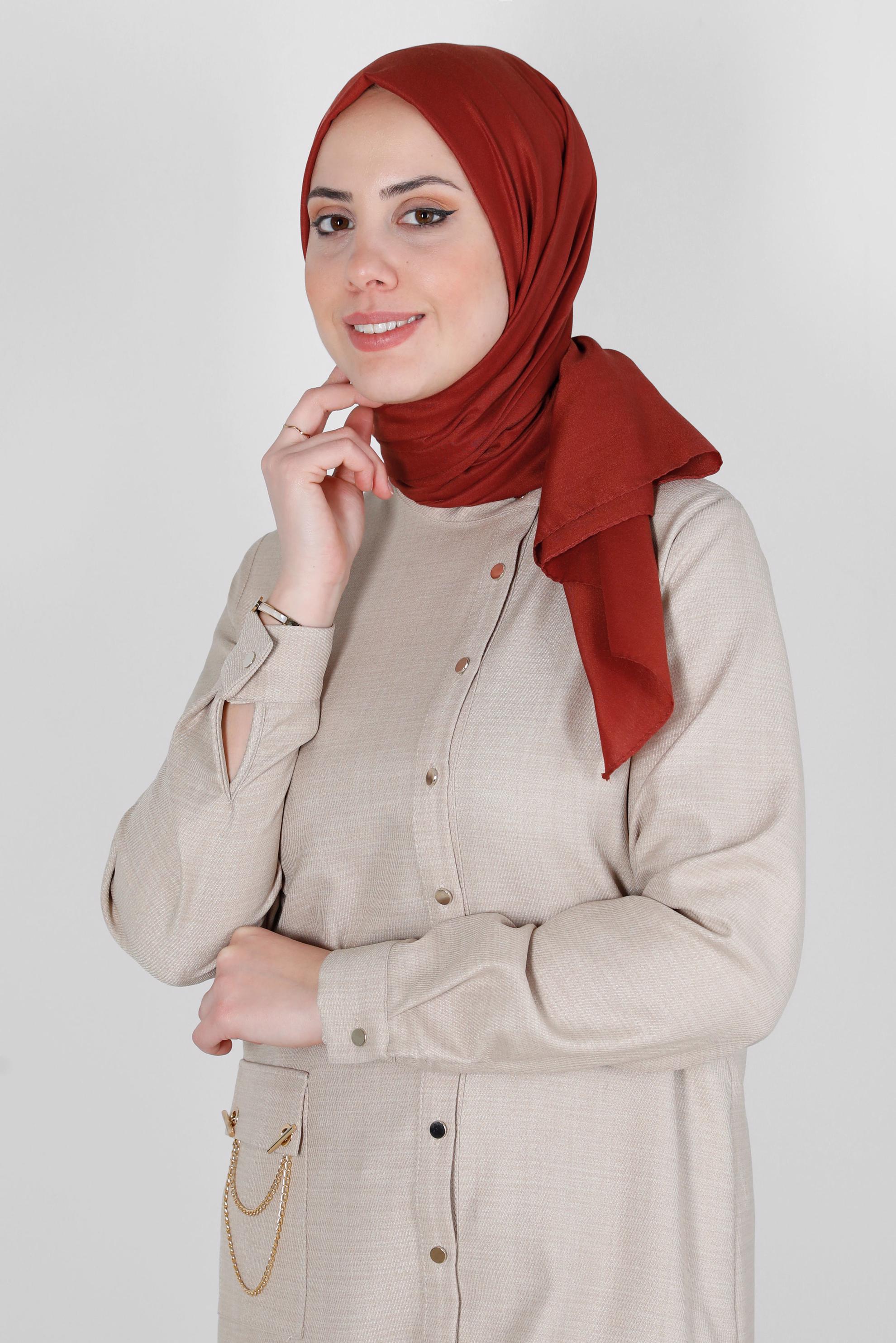 Tesettür giyim KIRMIZI ALVİNA SOFT ŞAL 8234