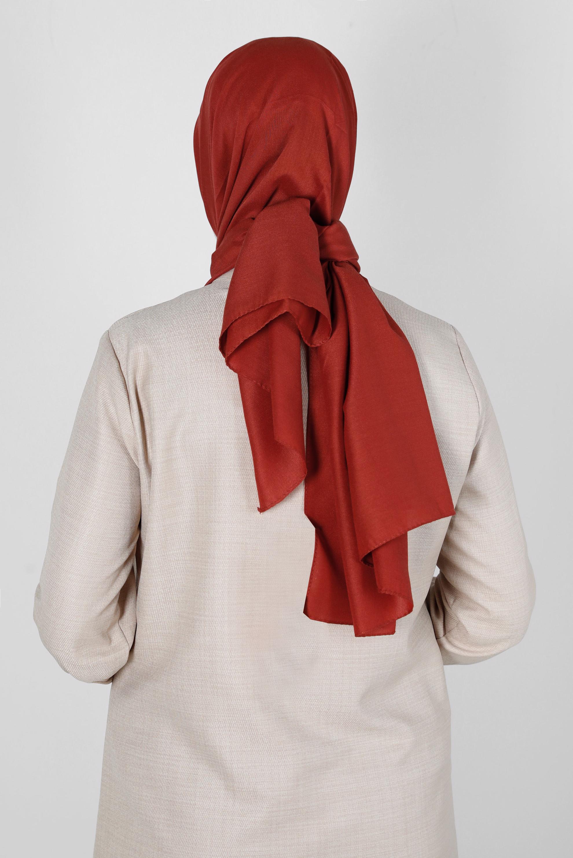 Tesettür giyim KIRMIZI ALVİNA SOFT ŞAL 8234