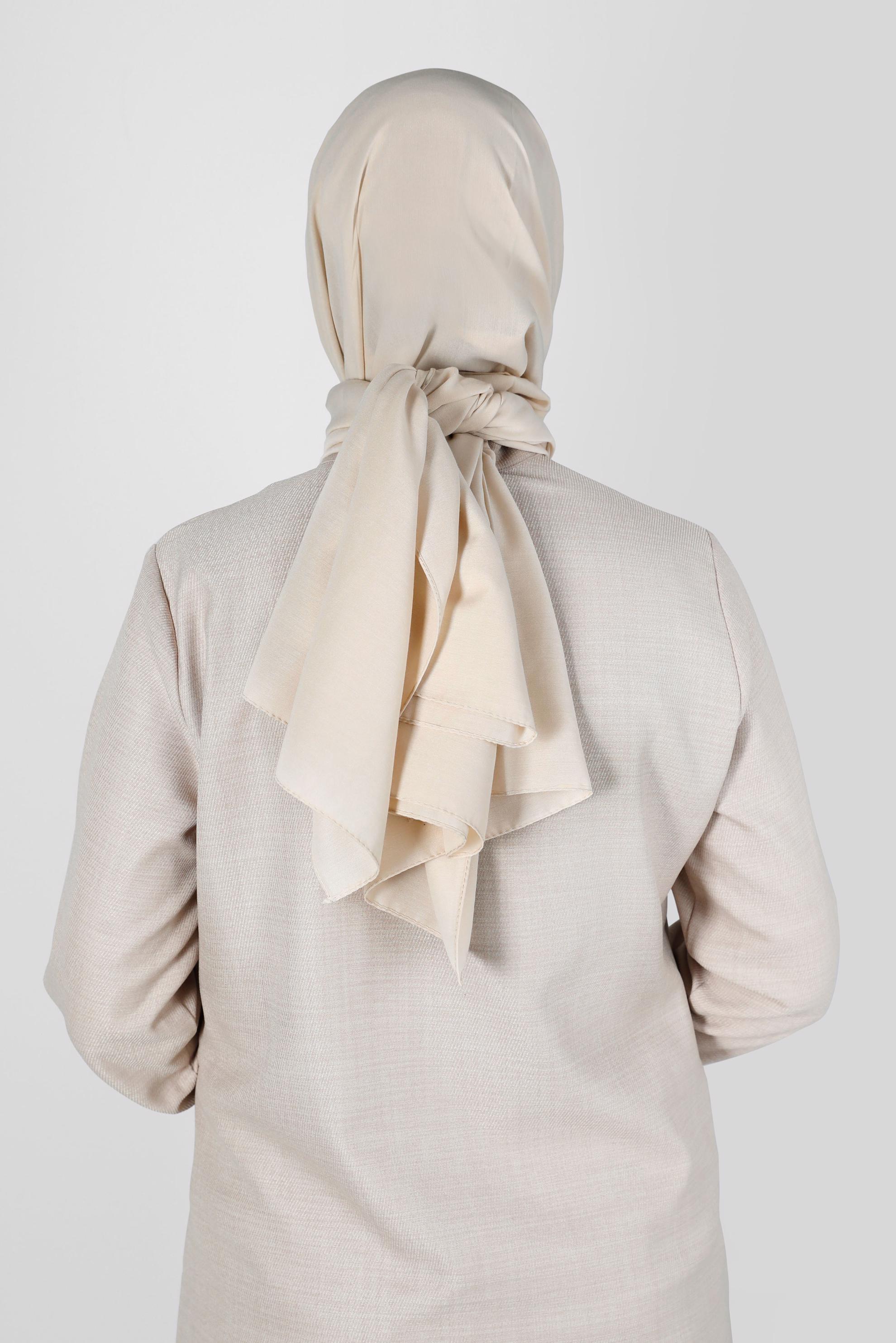 Tesettür giyim BEJ ALVİNA SOFT ŞAL 8234