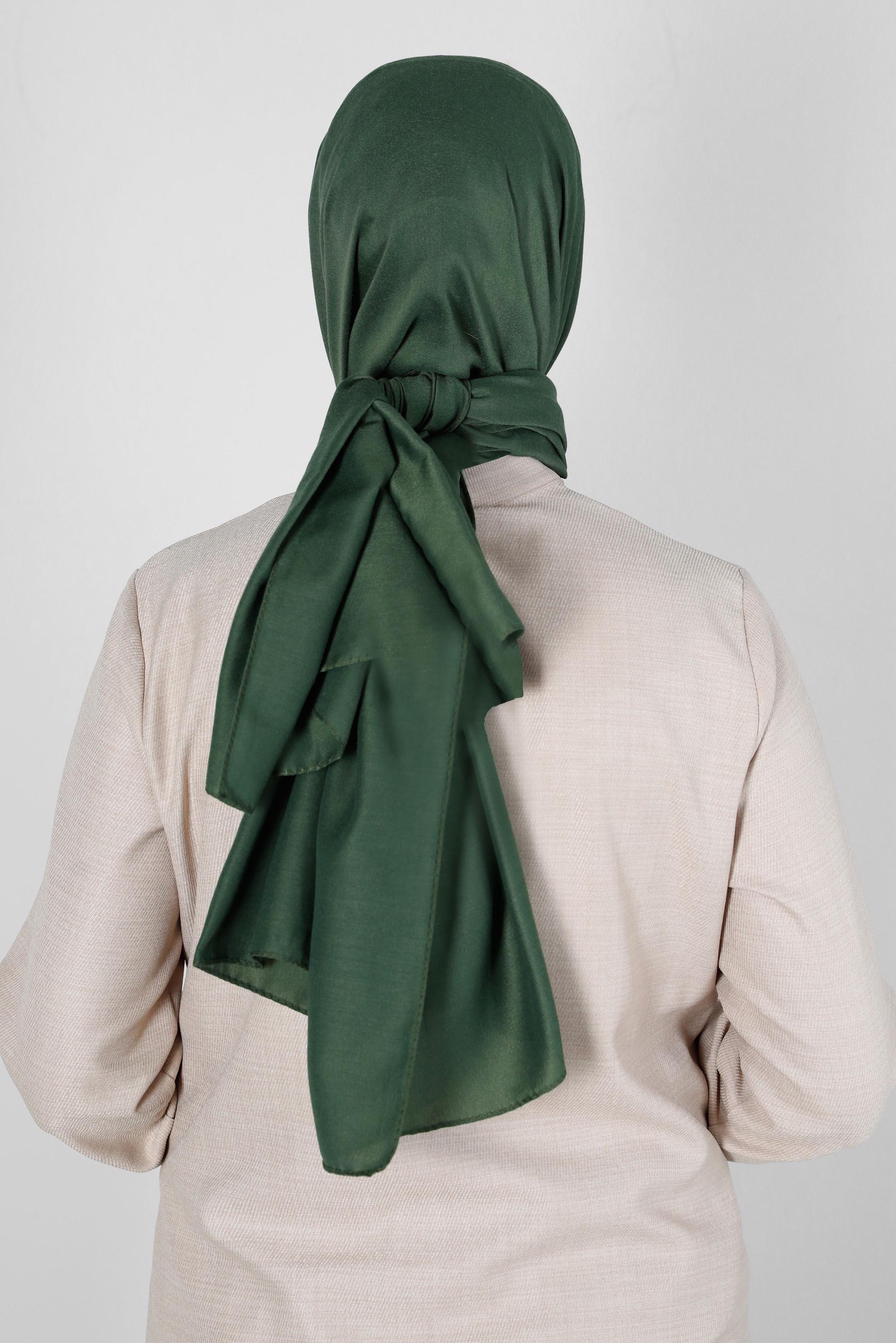 Tesettür giyim HAKİ ALVİNA SOFT ŞAL 8234