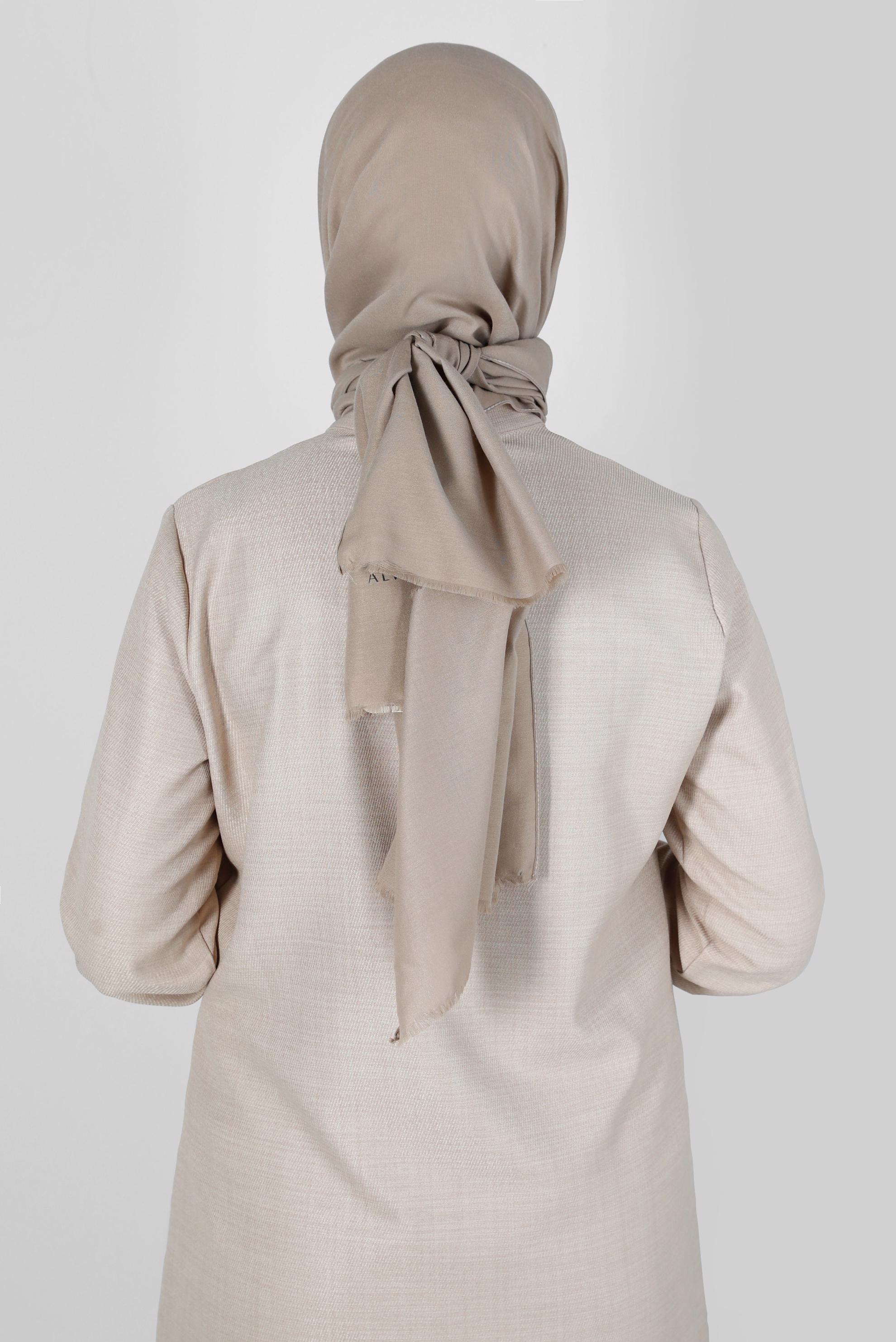 Tesettür giyim VİZON ALVİNA SOFT ŞAL 8234