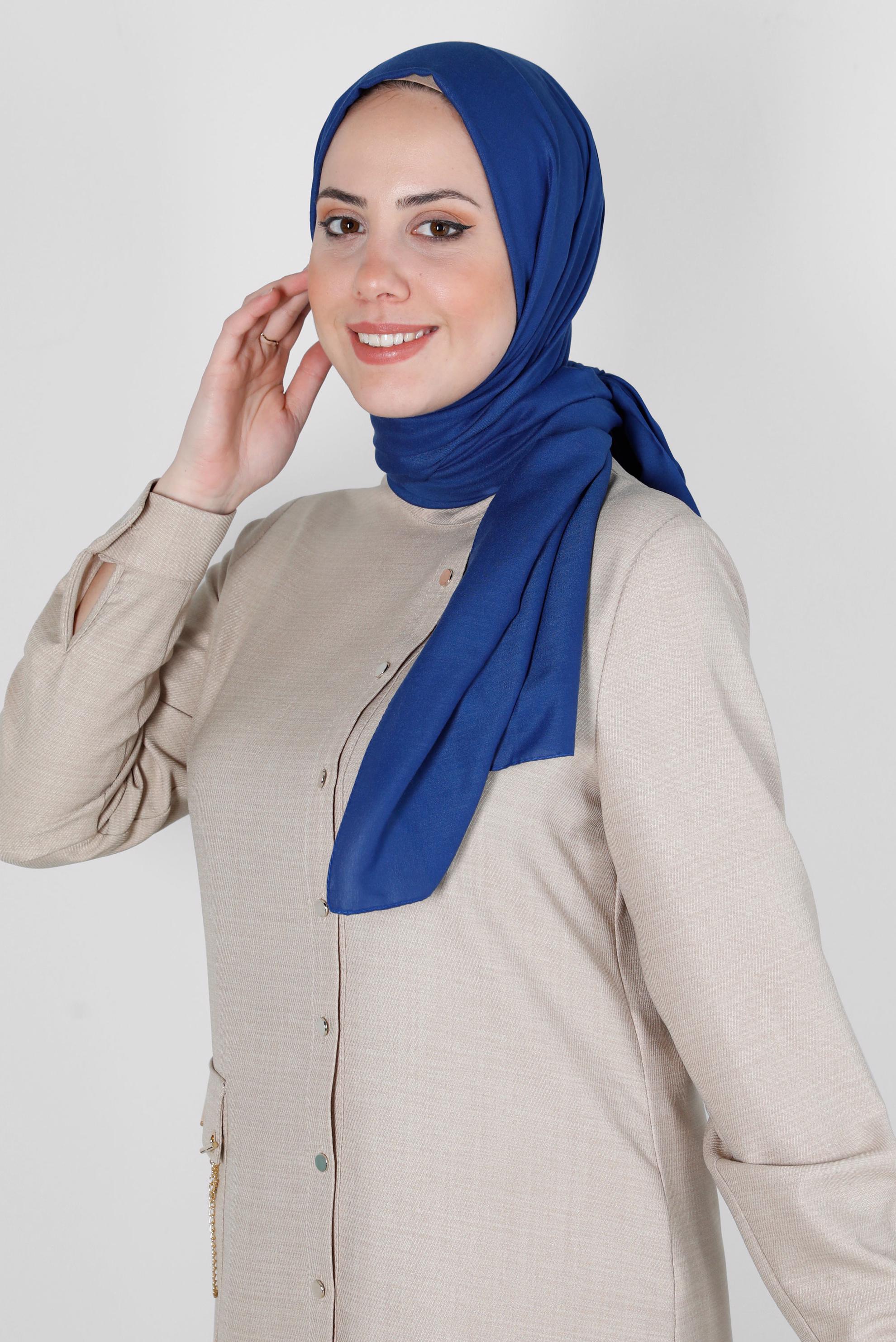 Tesettür giyim LACİVERT ALVİNA SOFT ŞAL 8234