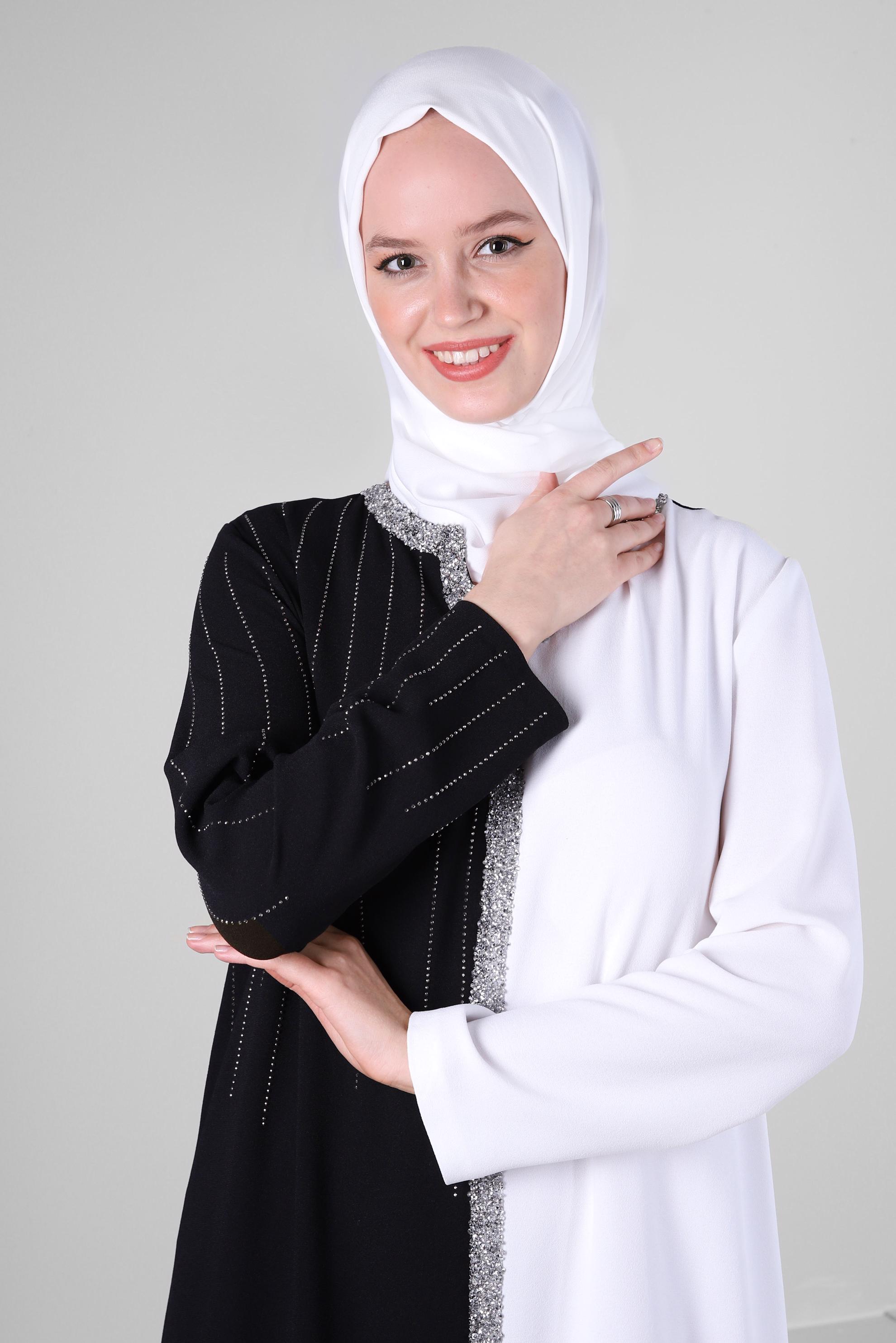 Tesettür giyim EKRU ALVİNA DÜZ ŞAL 8235