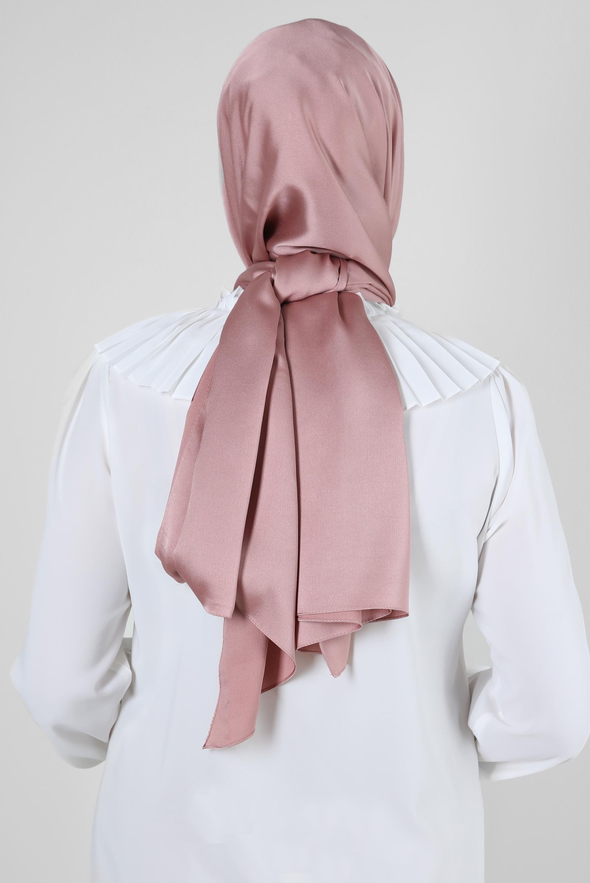 Tesettür giyim PUDRA ALVİNA DÜZ ŞAL 8235