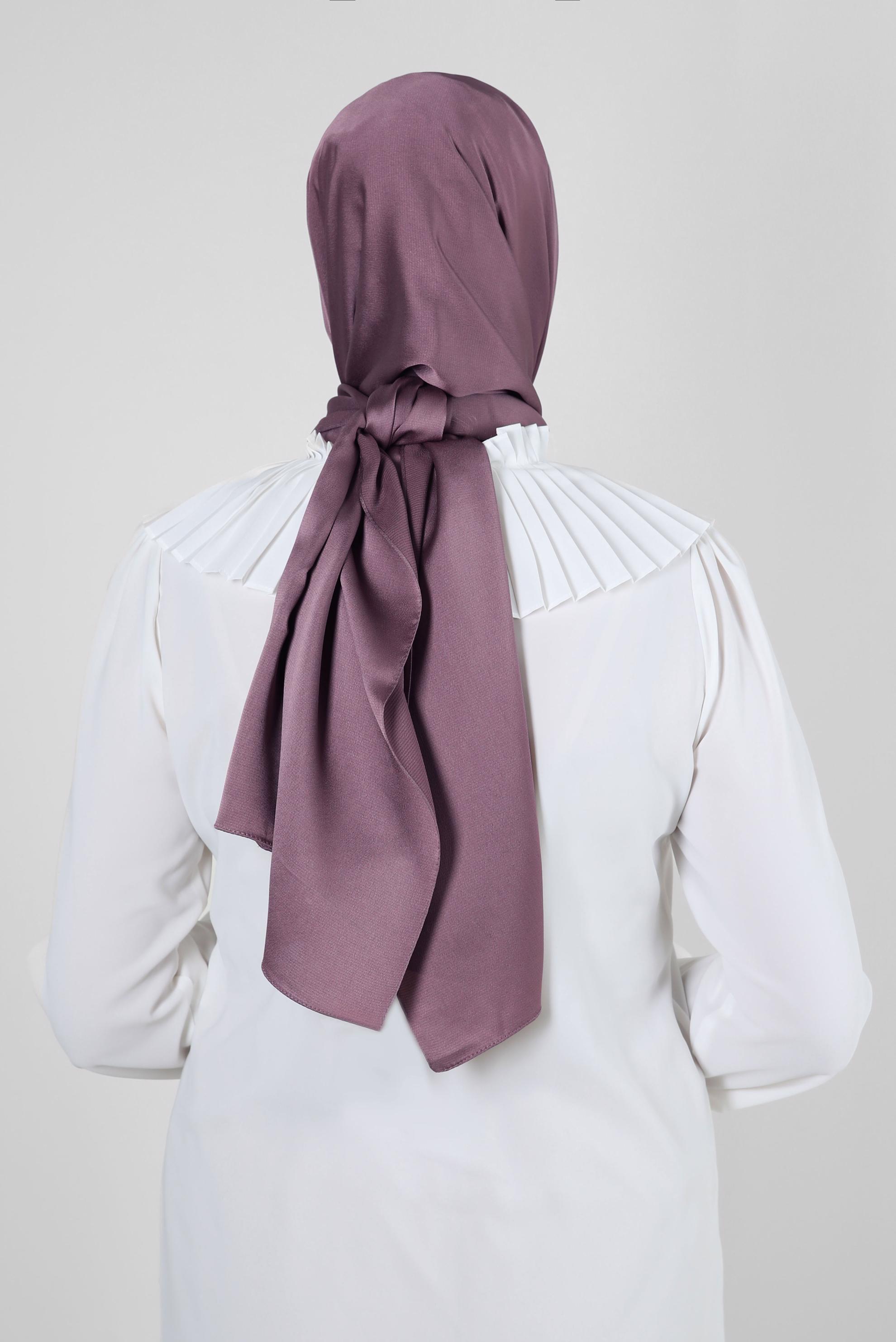 Tesettür giyim PEMBE ALVİNA DÜZ ŞAL 8235