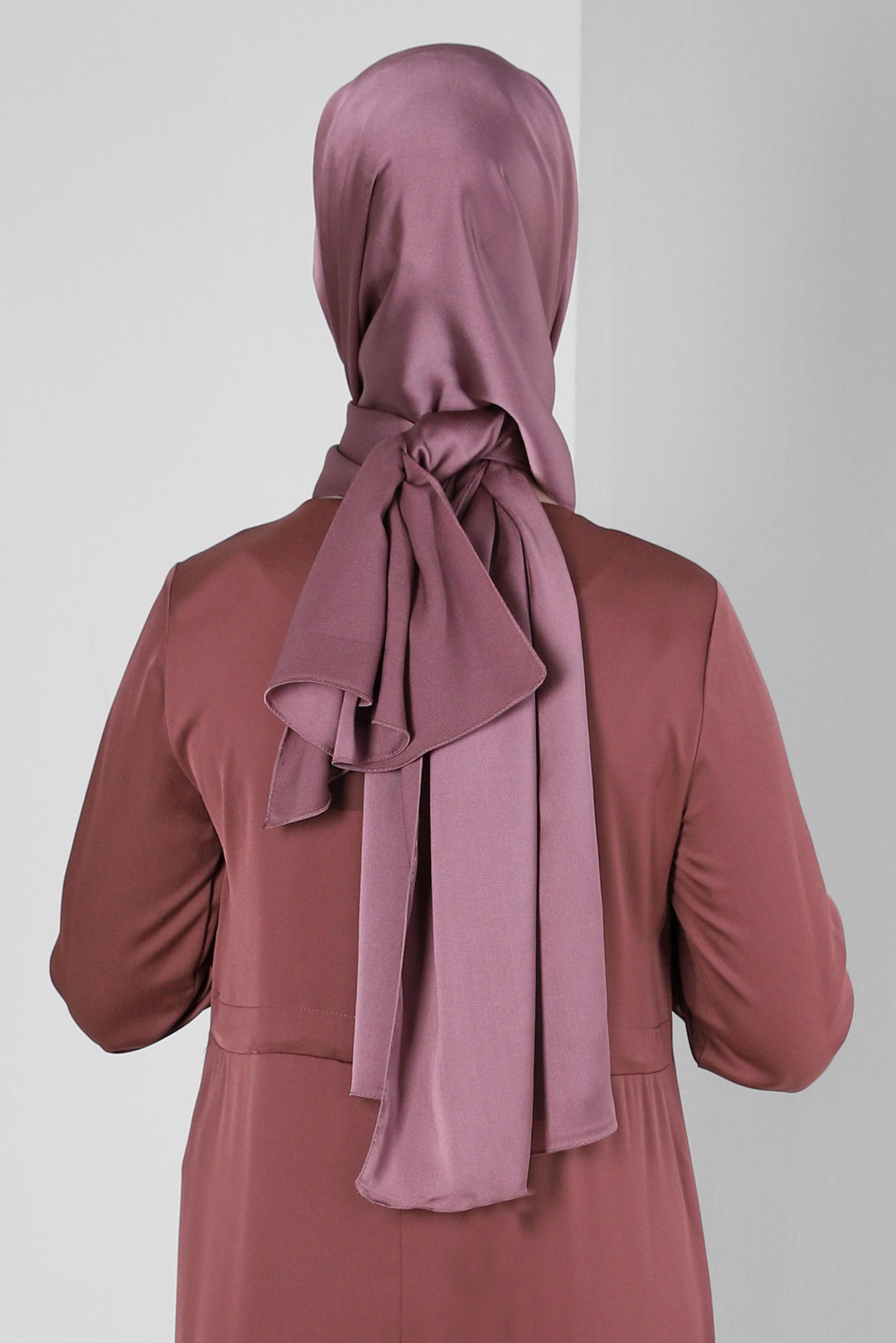 Tesettür giyim PEMBE ALVİNA DÜZ ŞAL 8235