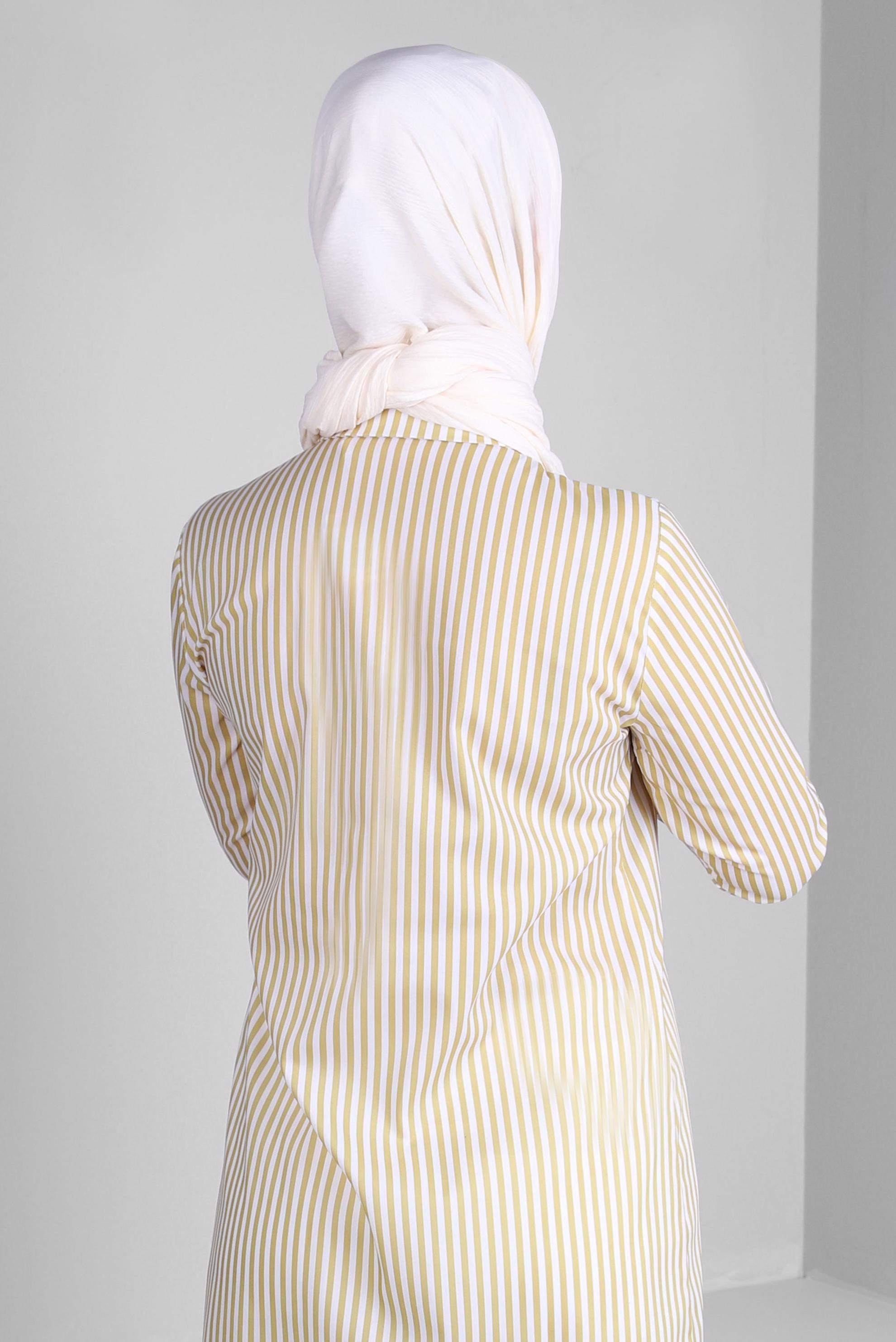 Tesettür giyim EKRU ALVİNA DÜZ ŞAL 8236