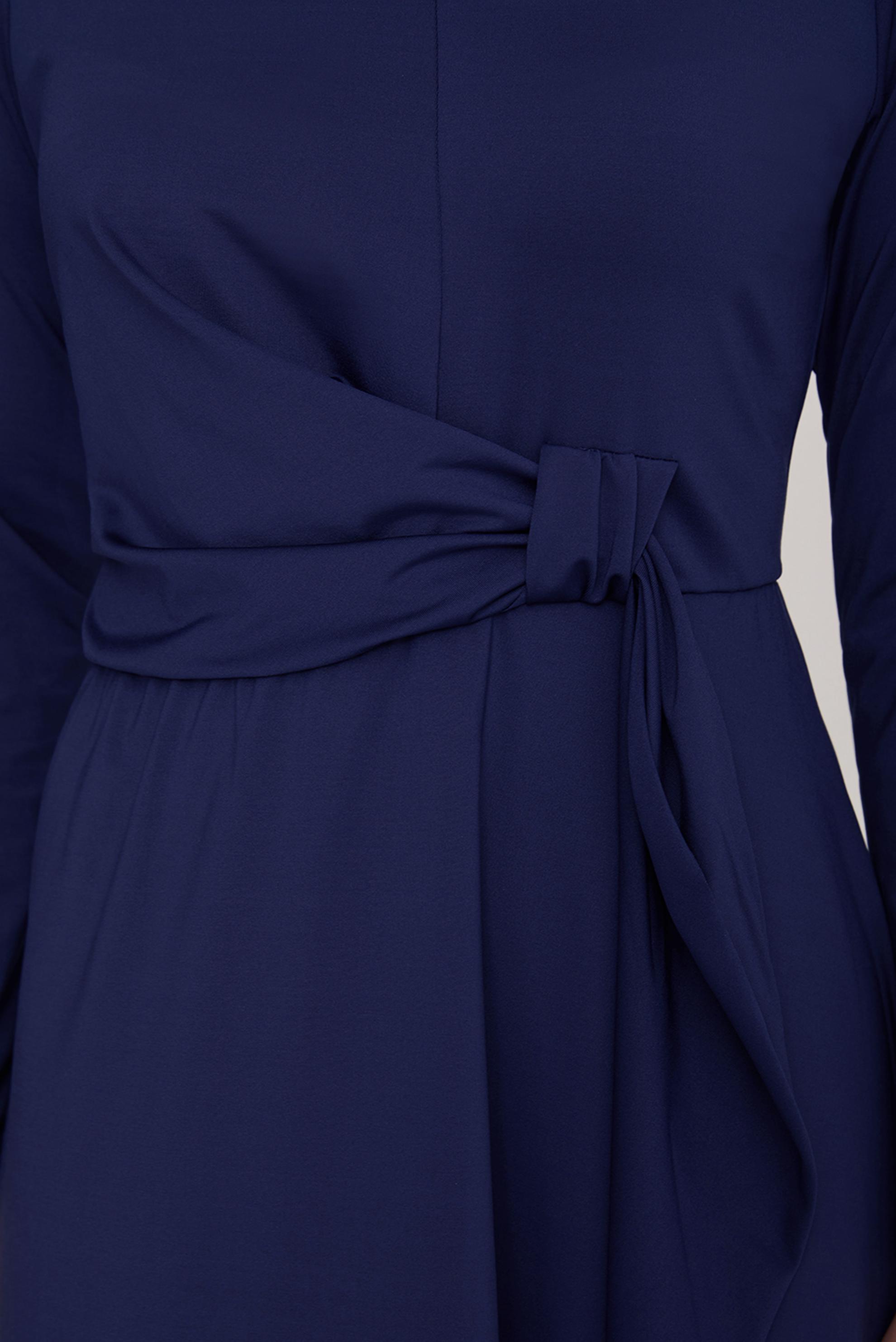 Tesettür giyim LACİVERT LİKRALI DÜZ TESETTÜR MAYO 8035