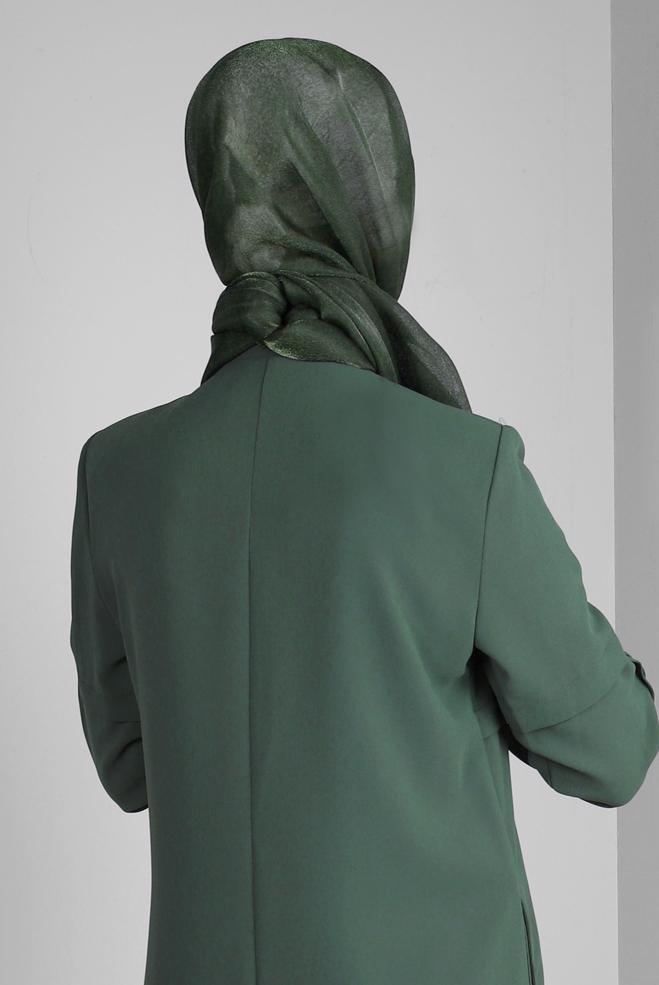 Vêtements hijab KAKI CHÂLE À PAILLETTES ALVINA 8240 - ALVİNA