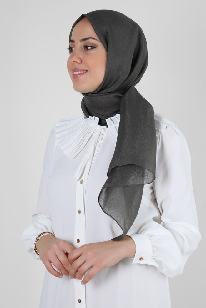 Vêtements hijab BEIGE CHÂLE À PAILLETTES ALVINA 8240 - ALVİNA