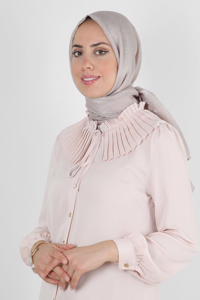 Hijab clothing SAND ALVINA GLITTER SHAWL 8240 - ALVİNA