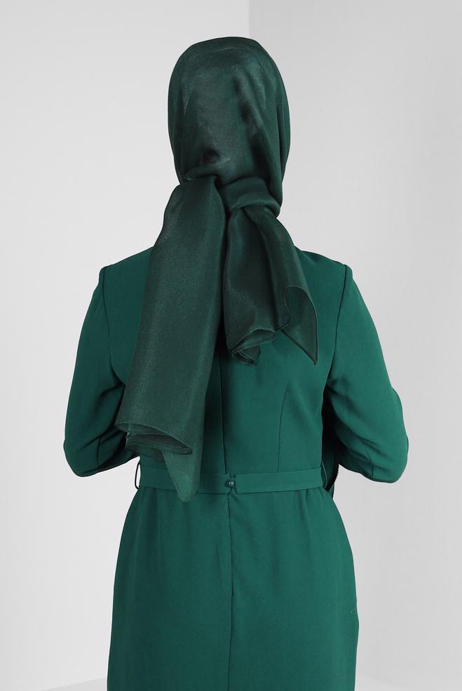 Vêtements hijab VERT CHÂLE À PAILLETTES ALVINA 8240 - ALVİNA