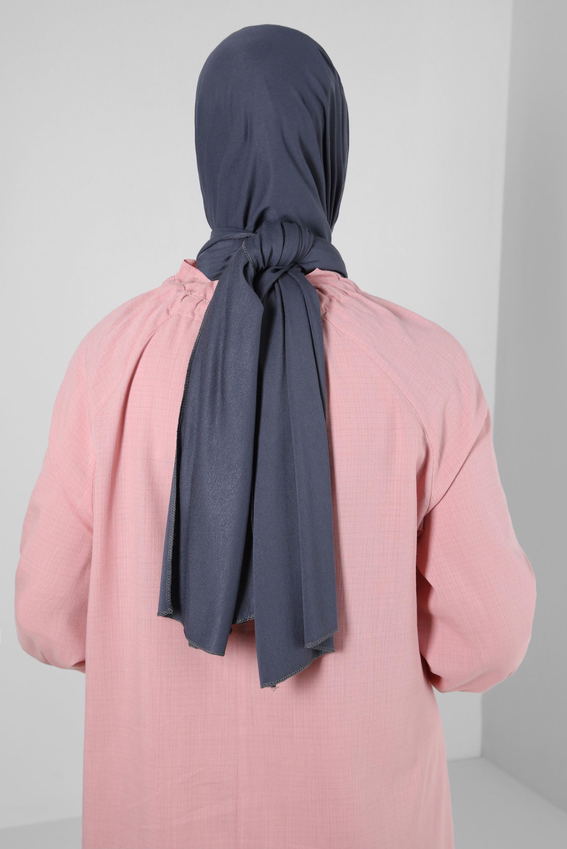 Tesettür giyim GRİ ALVİNA PENYE ŞAL 8251