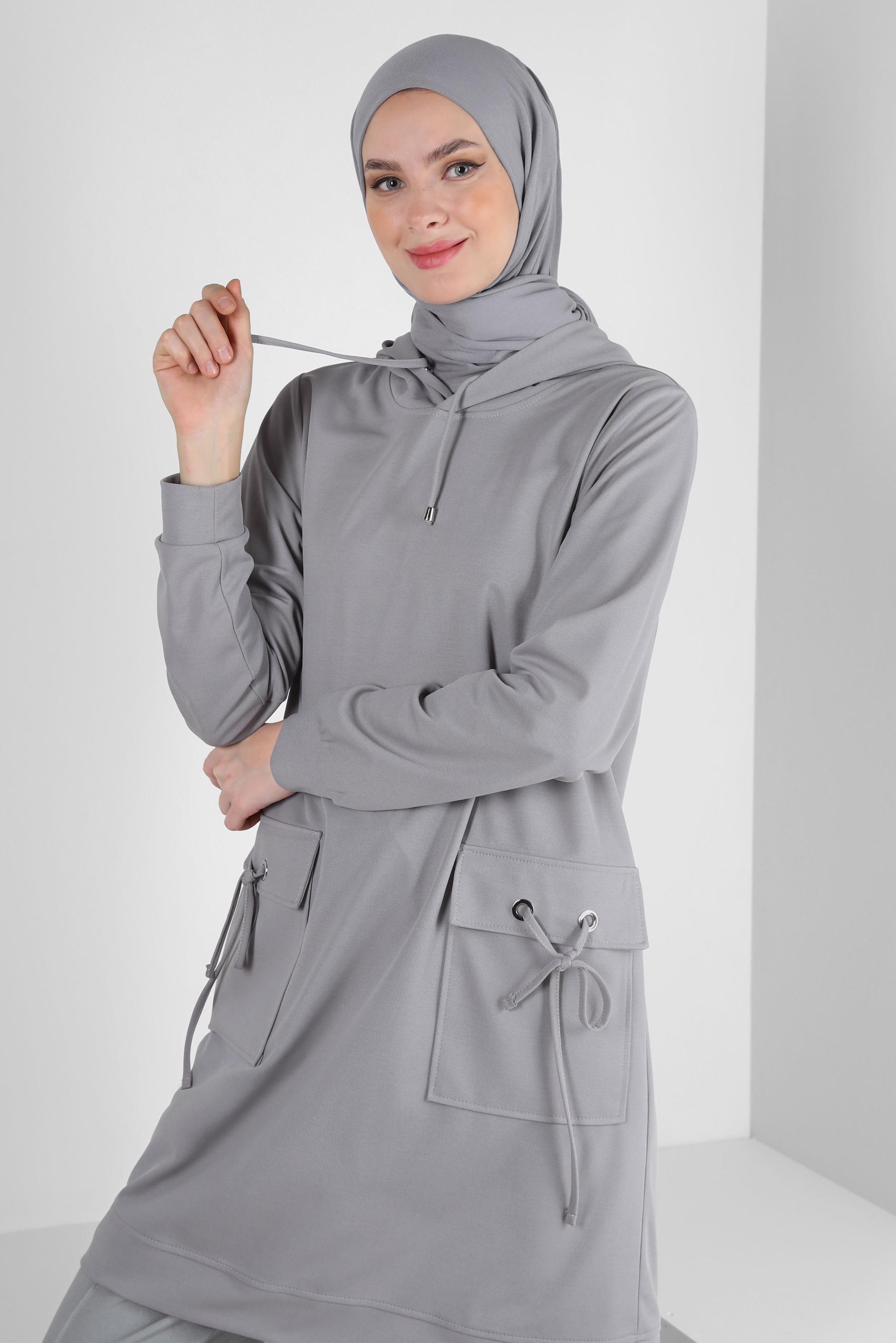 Tesettür giyim GÜMÜŞ ALVİNA PENYE ŞAL 8251