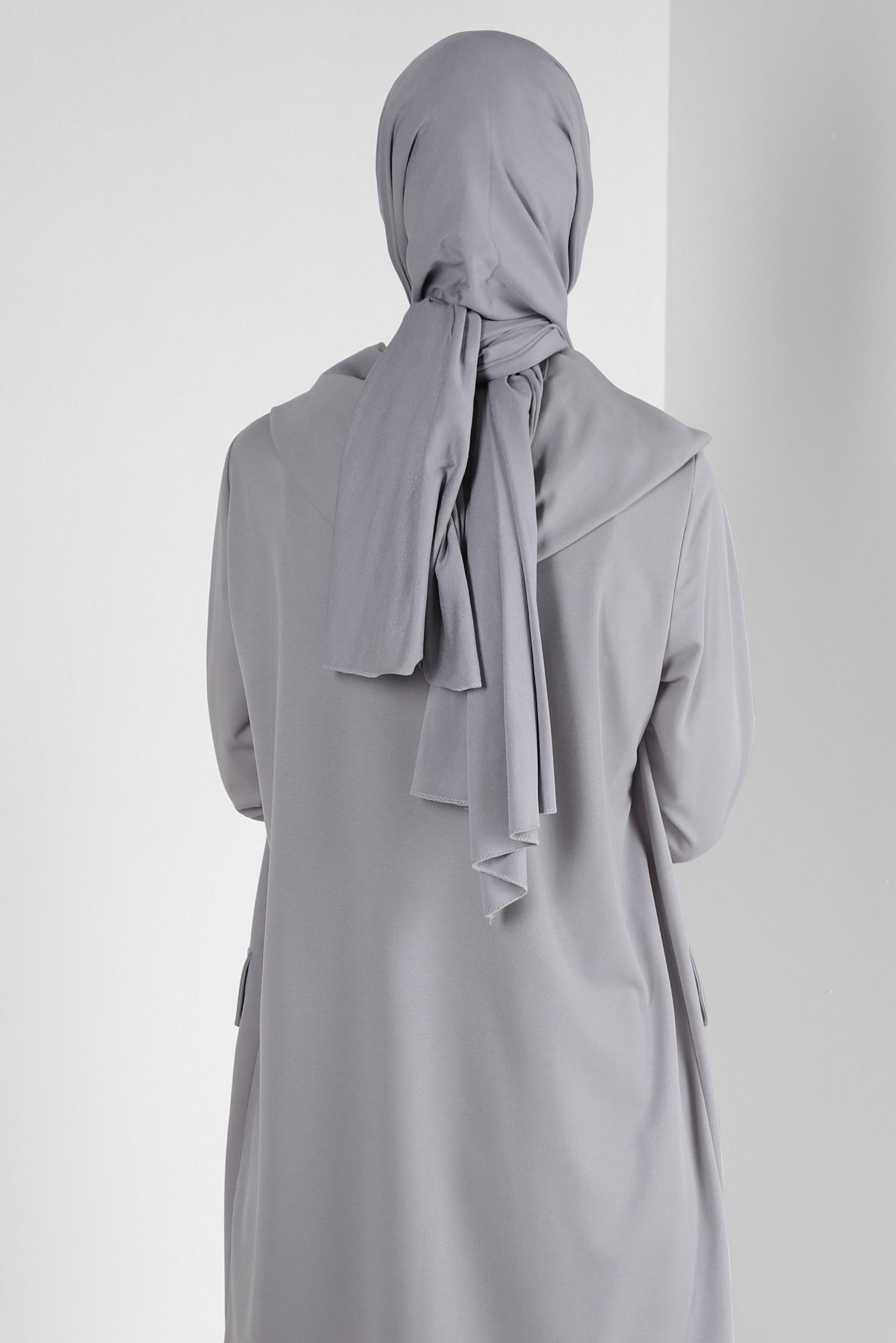 Tesettür giyim GÜMÜŞ ALVİNA PENYE ŞAL 8251