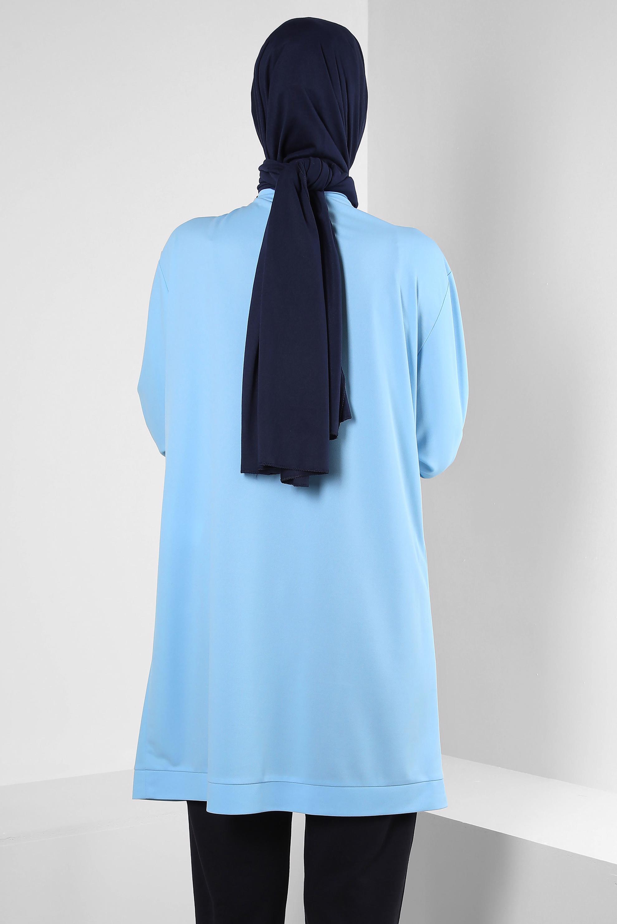 Vêtements hijab BLEU MARINE CHÂLE DE BONNETTE ALVINA 8251