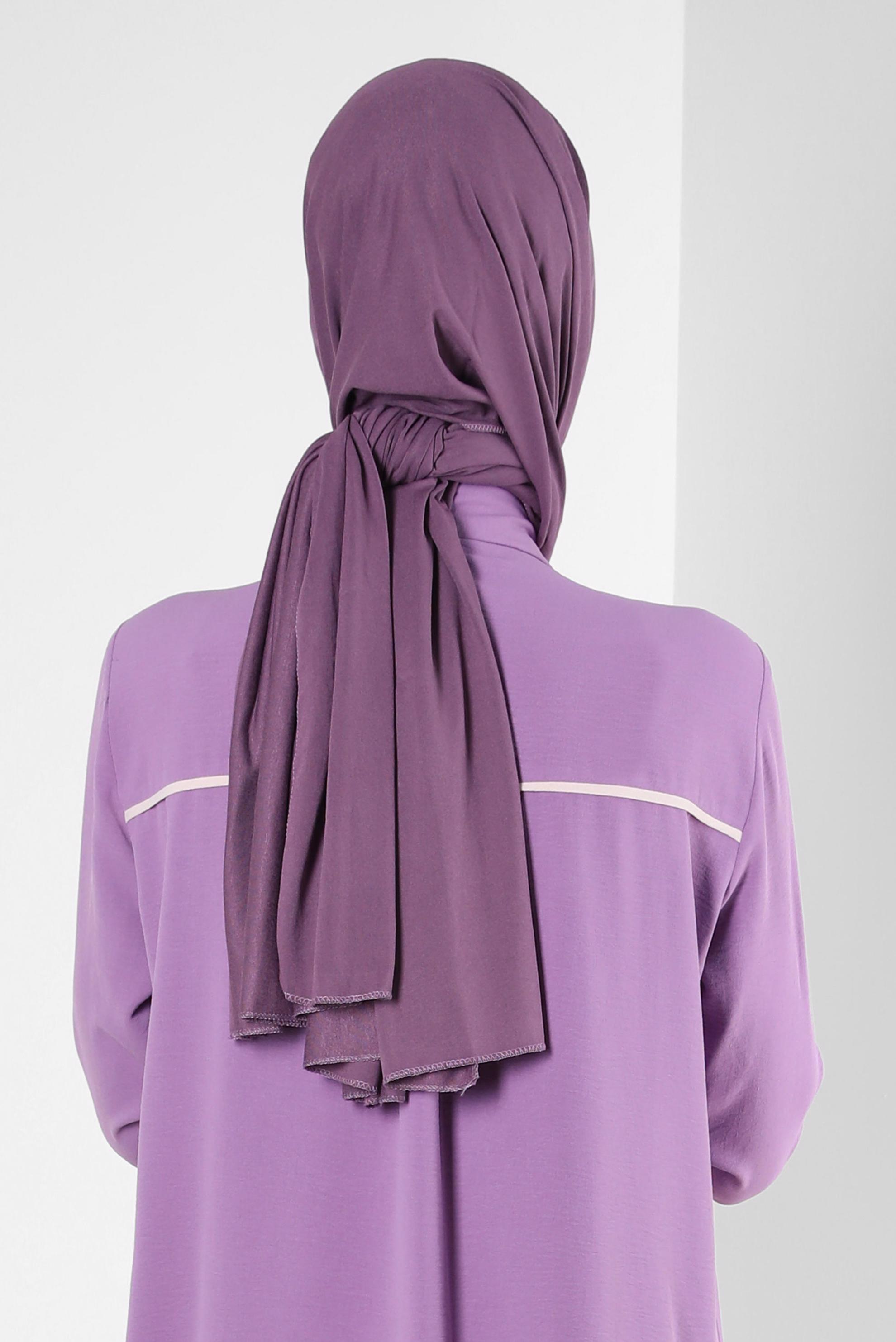 Tesettür giyim MOR ALVİNA PENYE ŞAL 8251