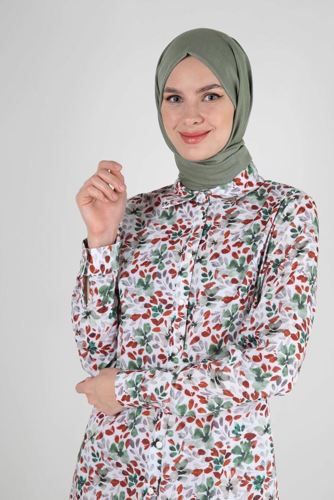 Tesettür giyim  ALVİNA DÜZ PAMUK ŞAL 8253 - ALVİNA