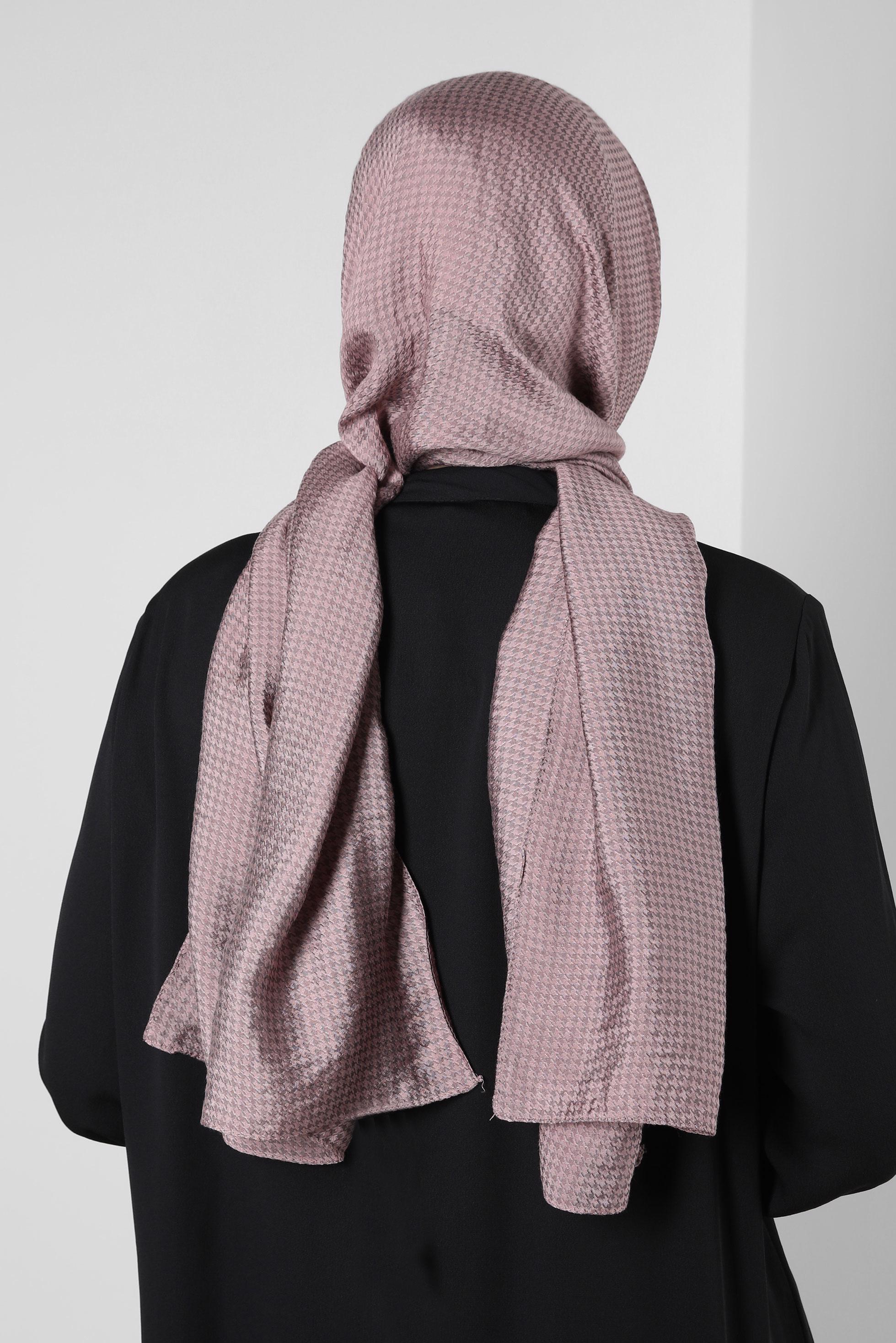 Tesettür giyim PEMBE ALVİNA VİSKON ŞAL 8258