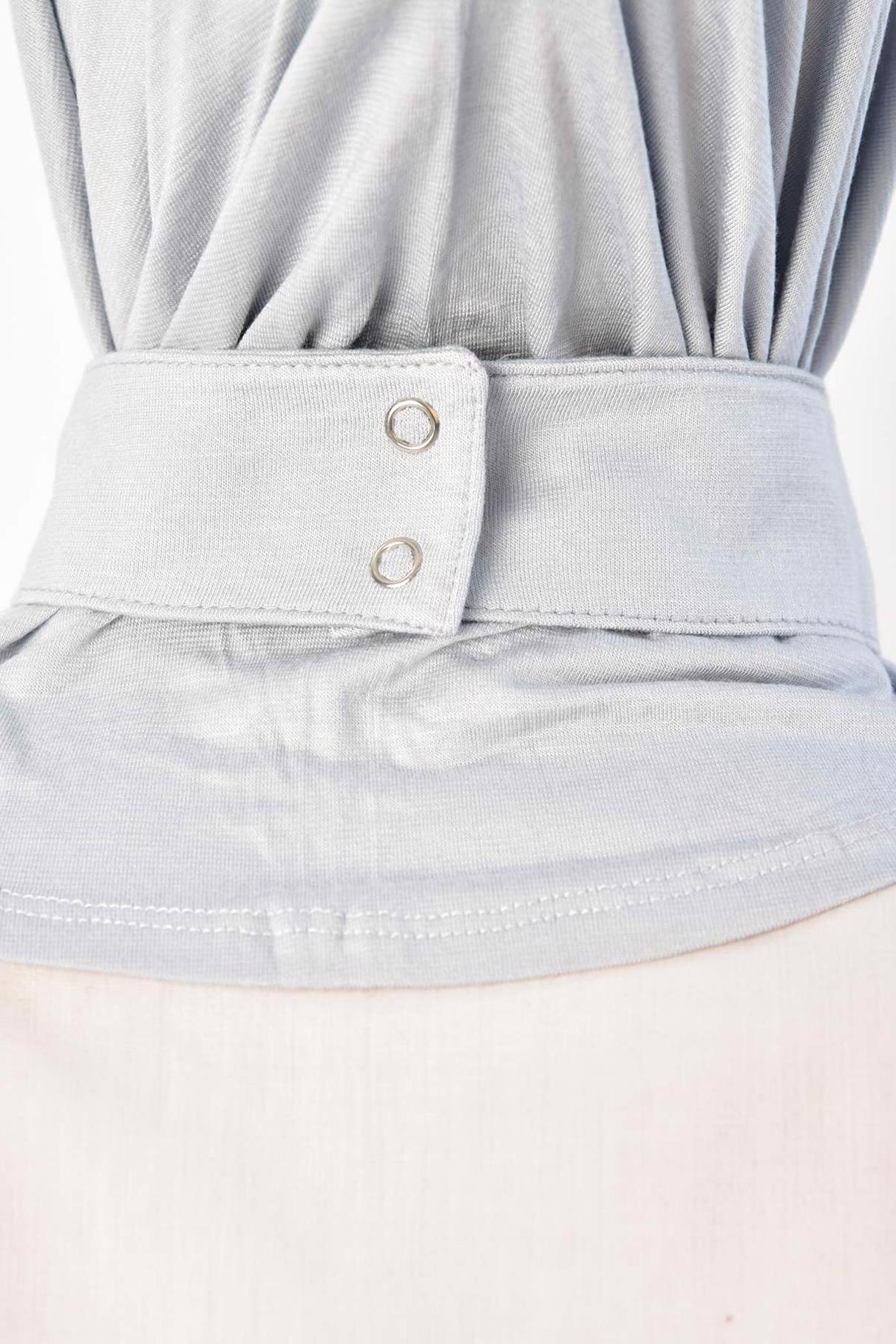 Tesettür giyim GRİ ALVİNA FULAR ŞAL 8271