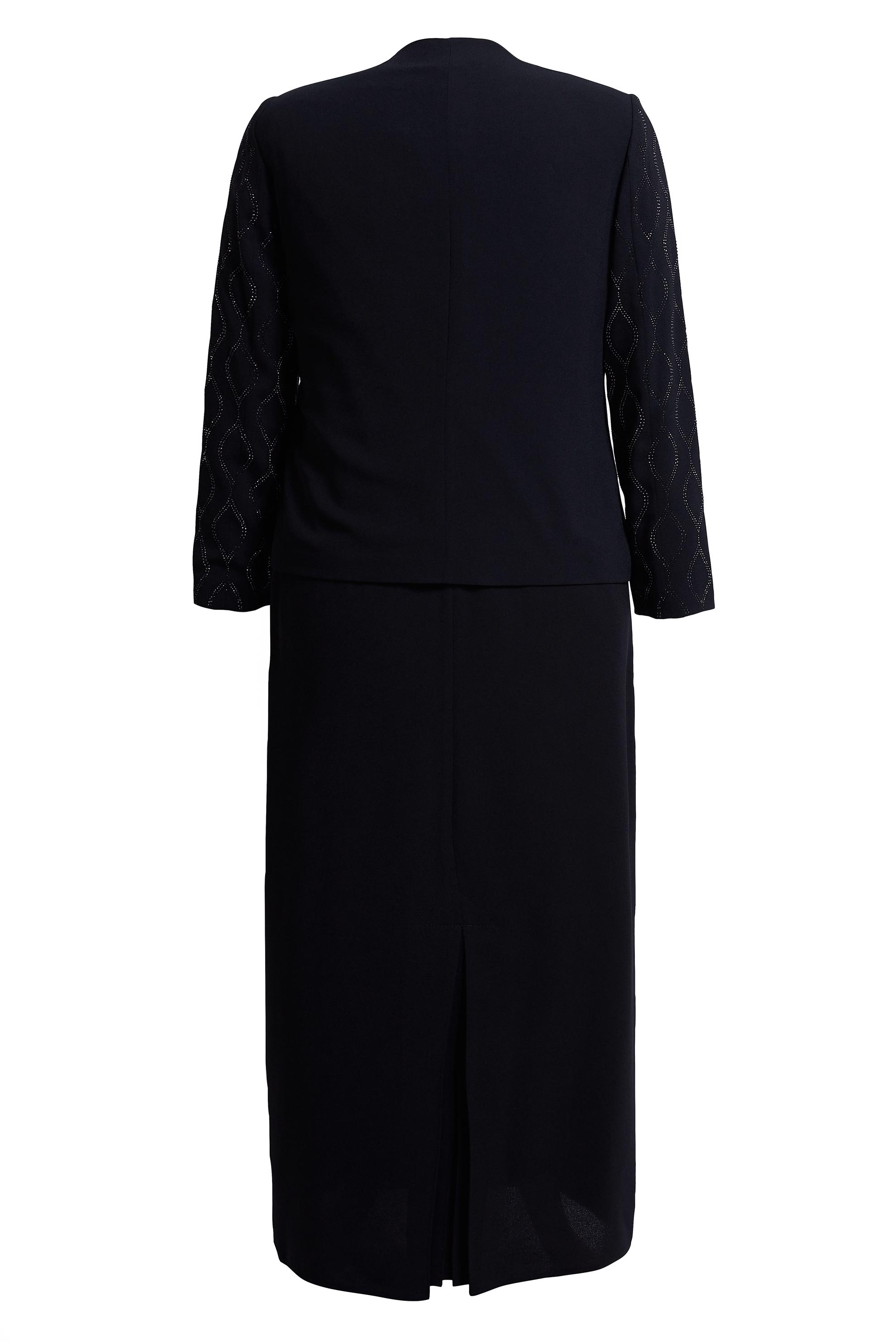 Vêtements hijab NOIR COSTUME ROBE GRANDE TAILLE 30351