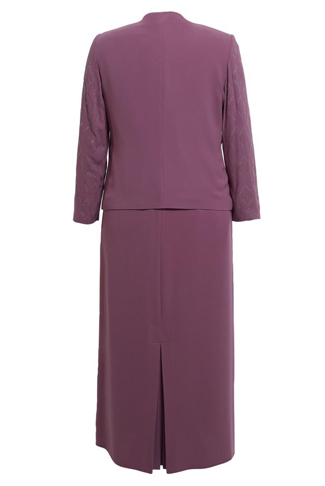 Vêtements hijab ROSE COSTUME ROBE GRANDE TAILLE 30351 - ALVİNA