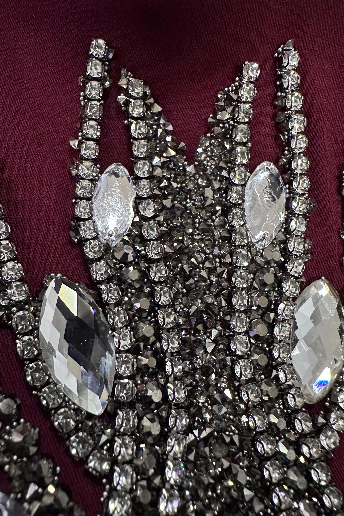 Tesettür giyim MÜRDÜM TAŞ BASKILI DRAPE DETAYLI PANTOLONLU TAKIM 30334