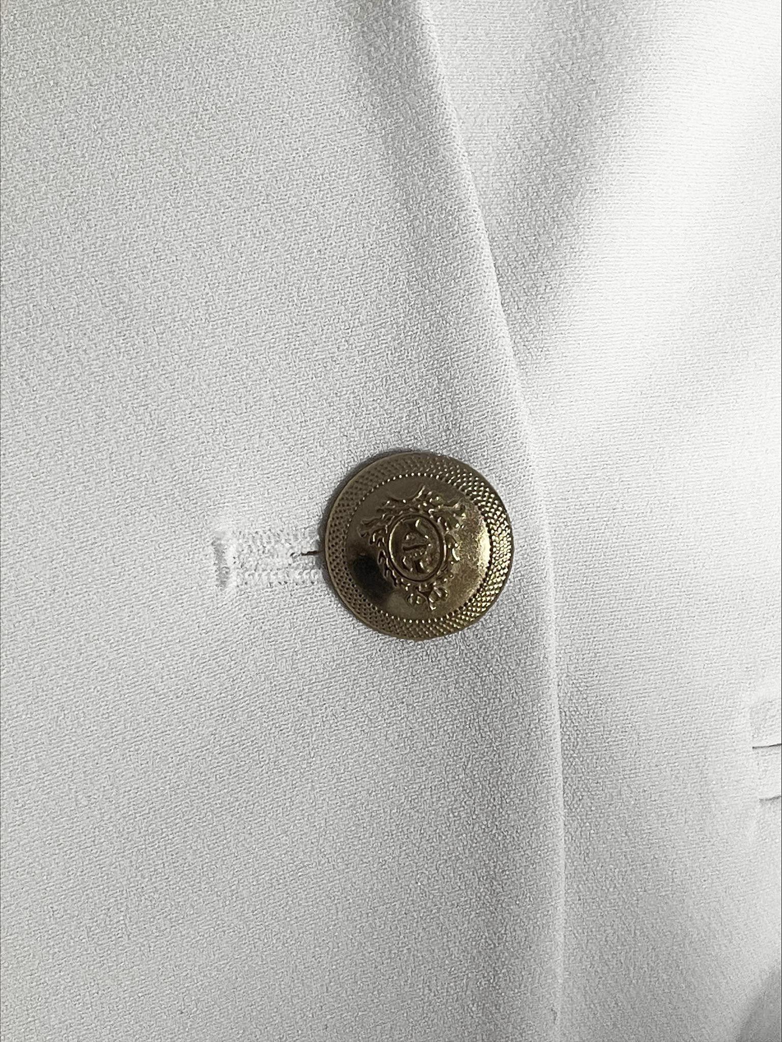 Tesettür giyim BEYAZ KRUVAZE YAKA GENİŞ PAÇA İKİLİ PANTOLONLU TAKIM 30346