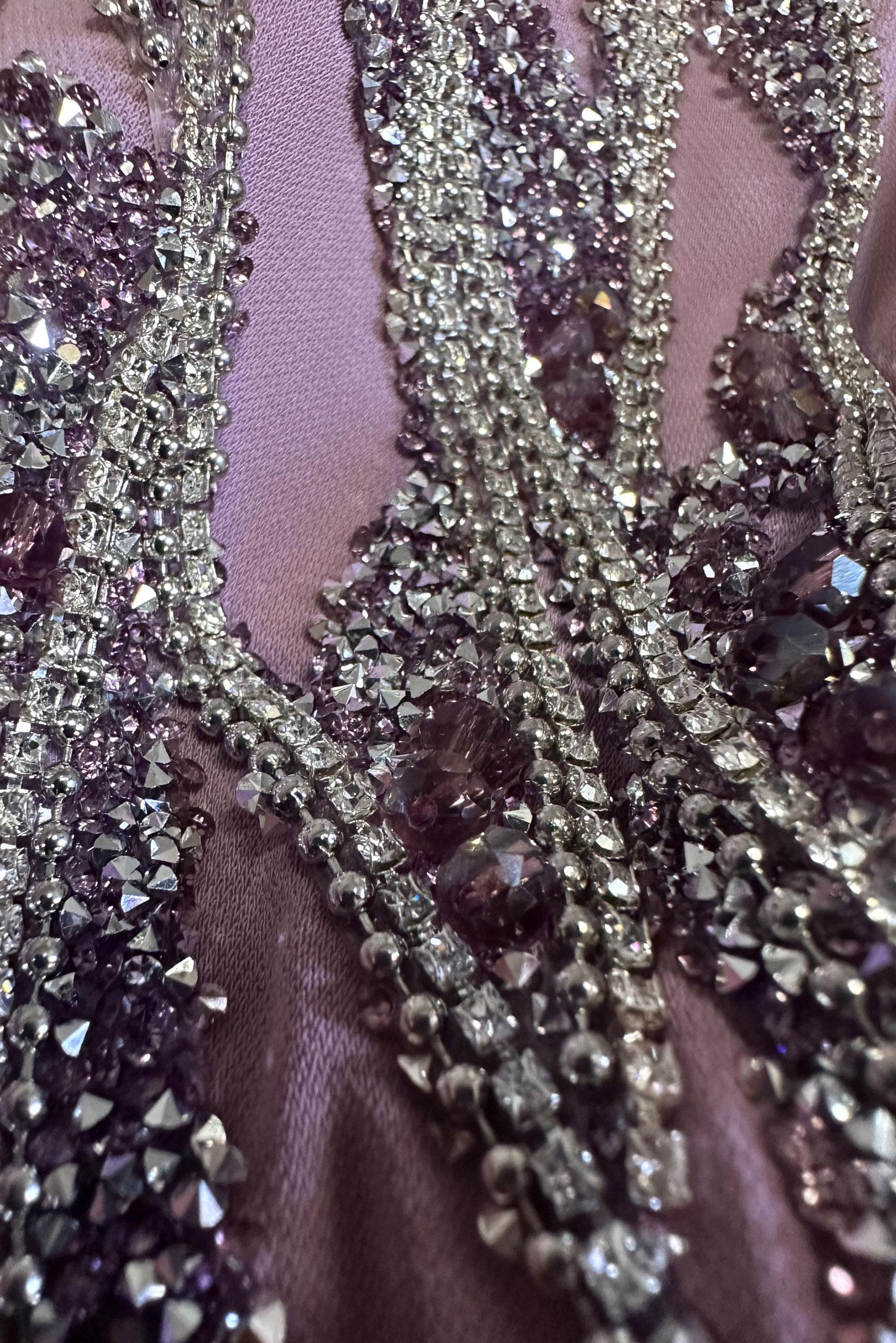 Tesettür giyim MOR TAŞ BASKILI BİSİKLET YAKA PANTOLONLU TAKIM 43578