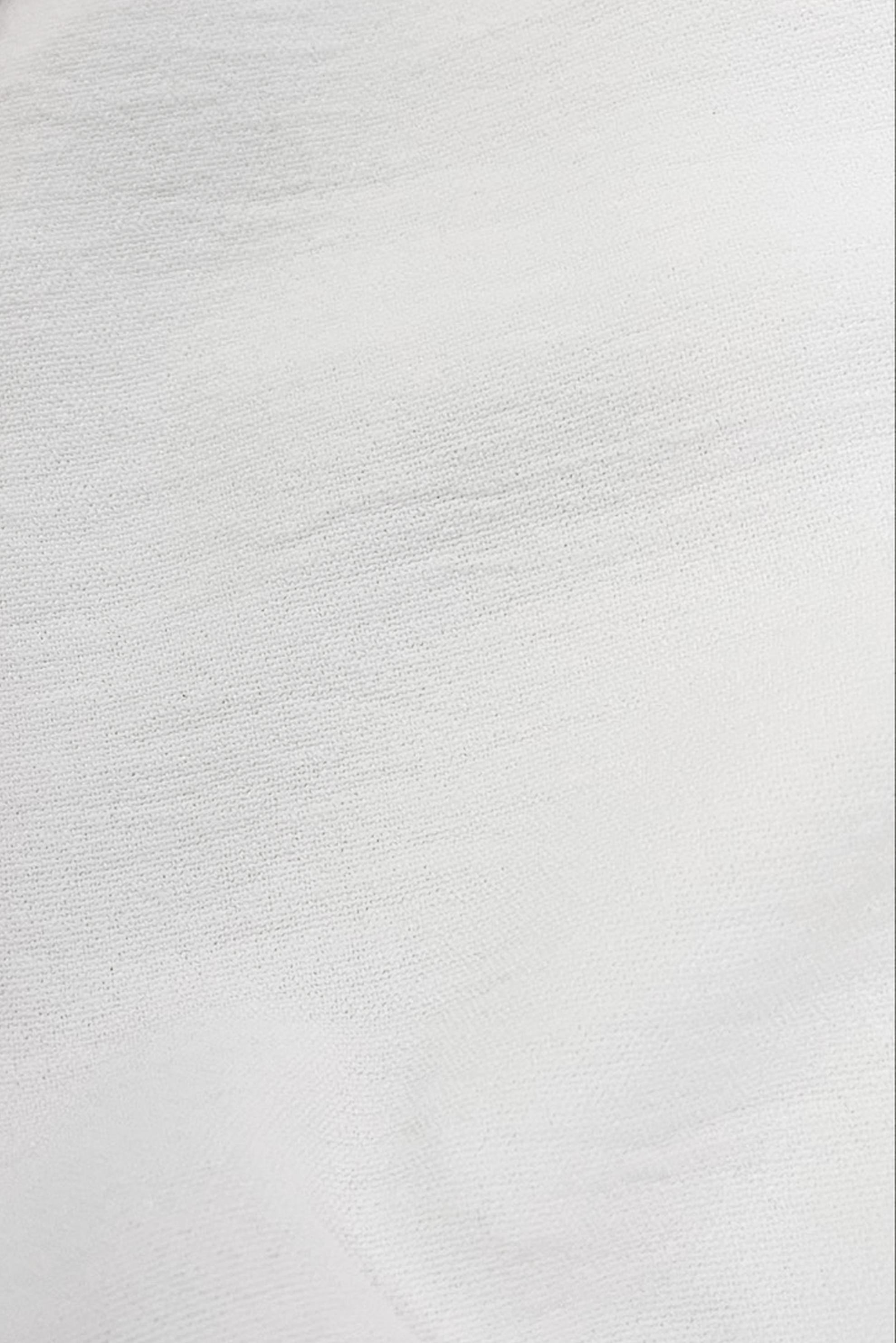 Tesettür giyim BEYAZ ZİNCİR DETAYLI BELİ LASTİKLİ PANTOLONLU TAKIM 43742