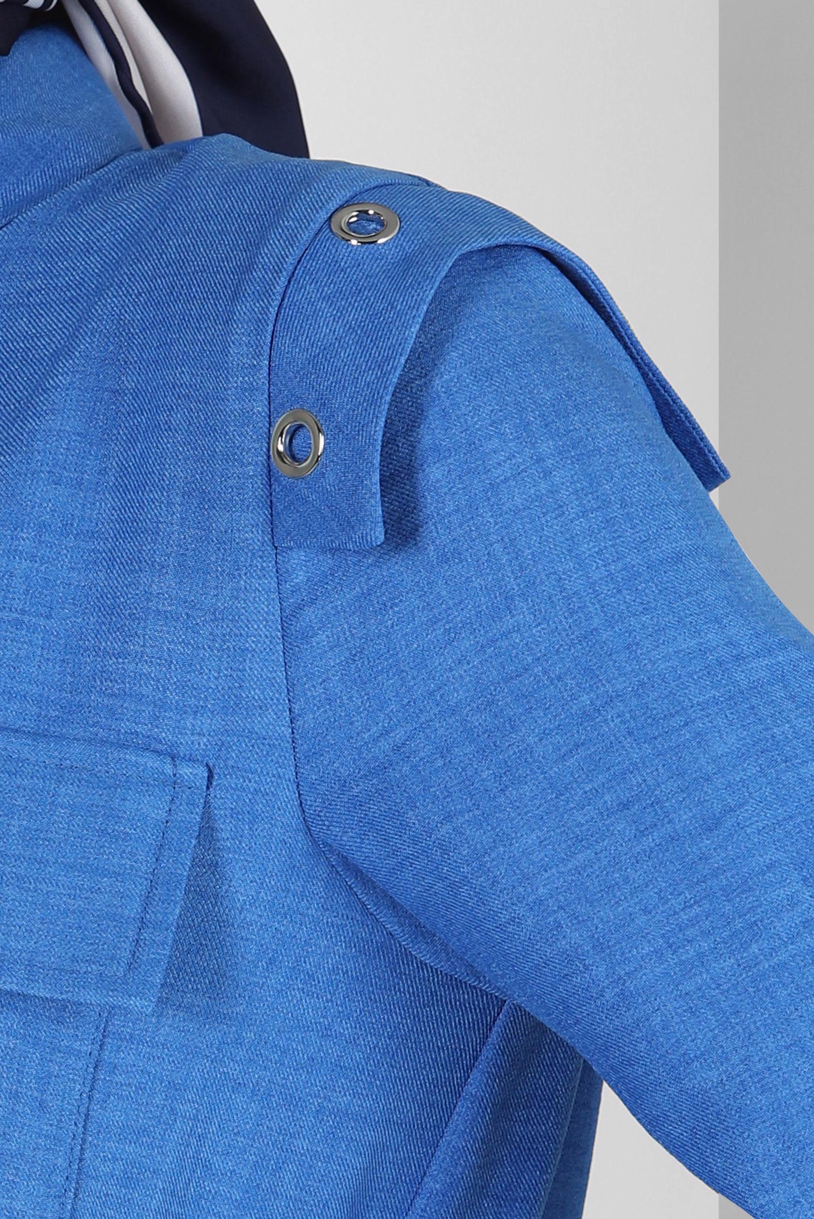 Tesettür giyim LACİVERT KUŞGÖZÜ DETAYLI GENİŞ PAÇA PANTOLONLU TAKIM 43779