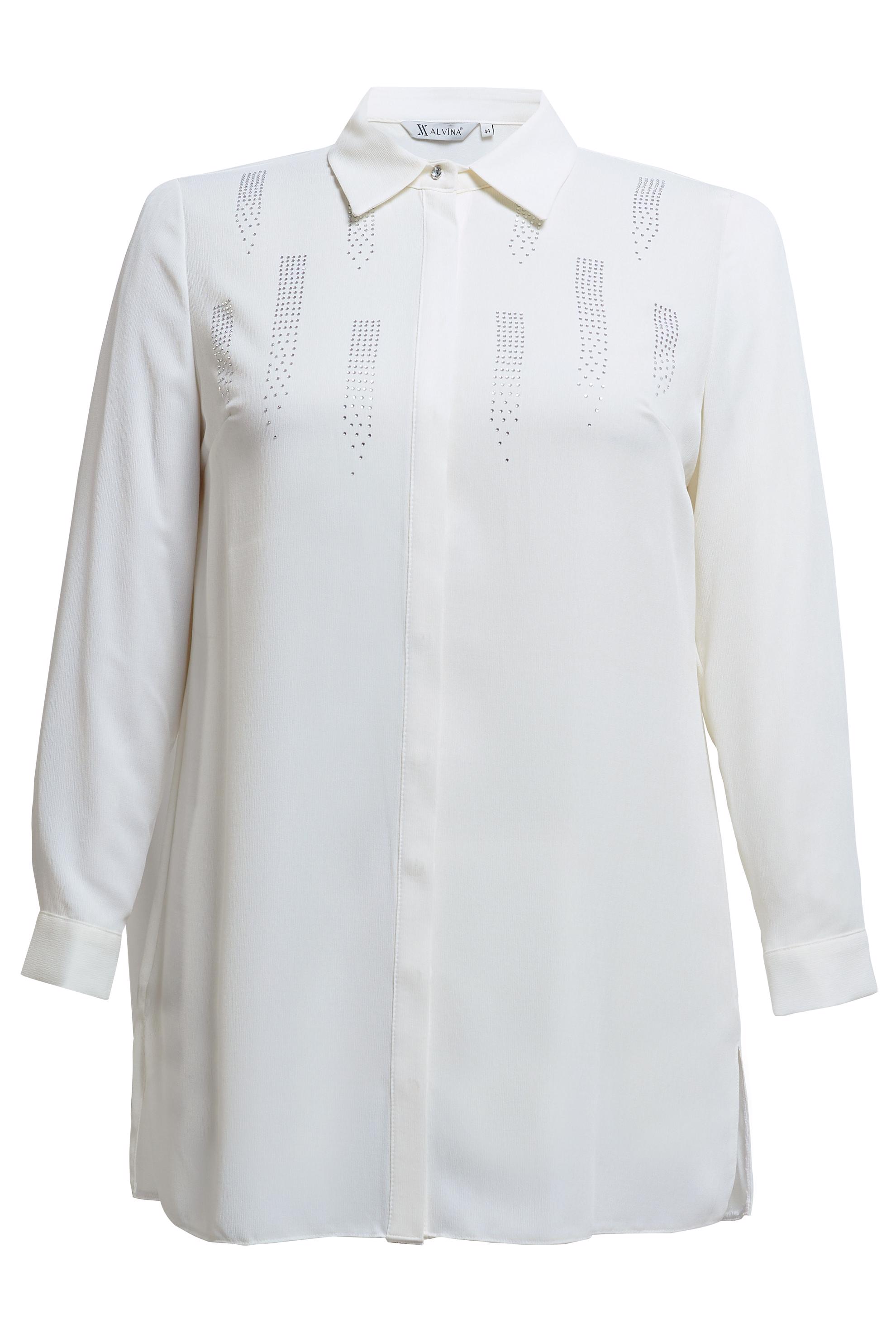 Tesettür giyim BEYAZ TAŞLI BÜYÜK BEDEN TUNİK 20397