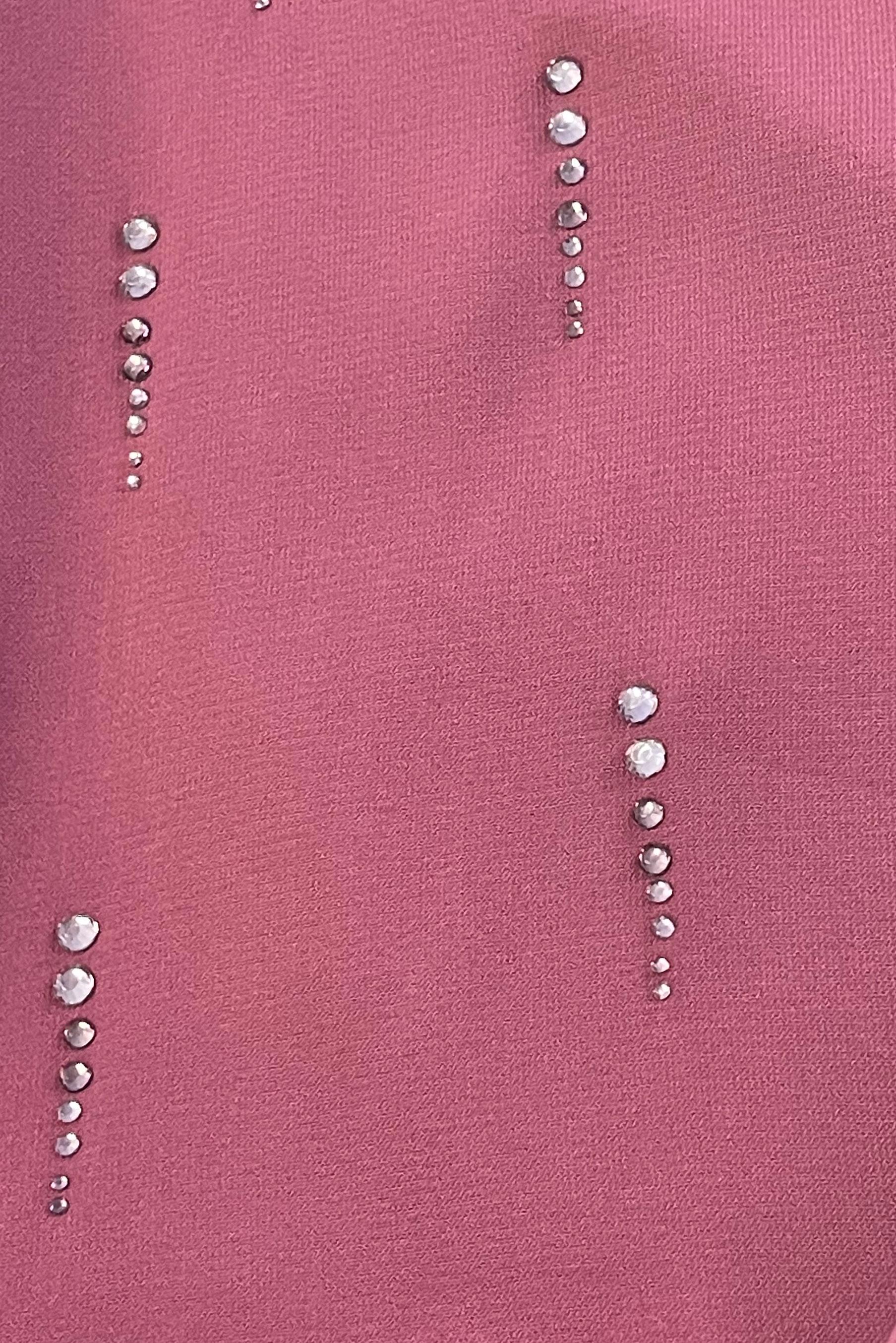 Tesettür giyim PEMBE TAŞ BASKILI ASİMETRİK KESİM GÖMLEK TUNİK 43505