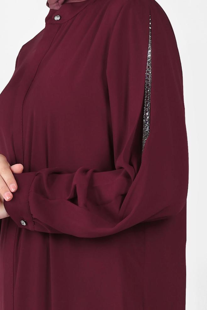Vêtements hijab BEIGE 43524 7968 TUNİK 40/48 TEK42 - ALVİNA
