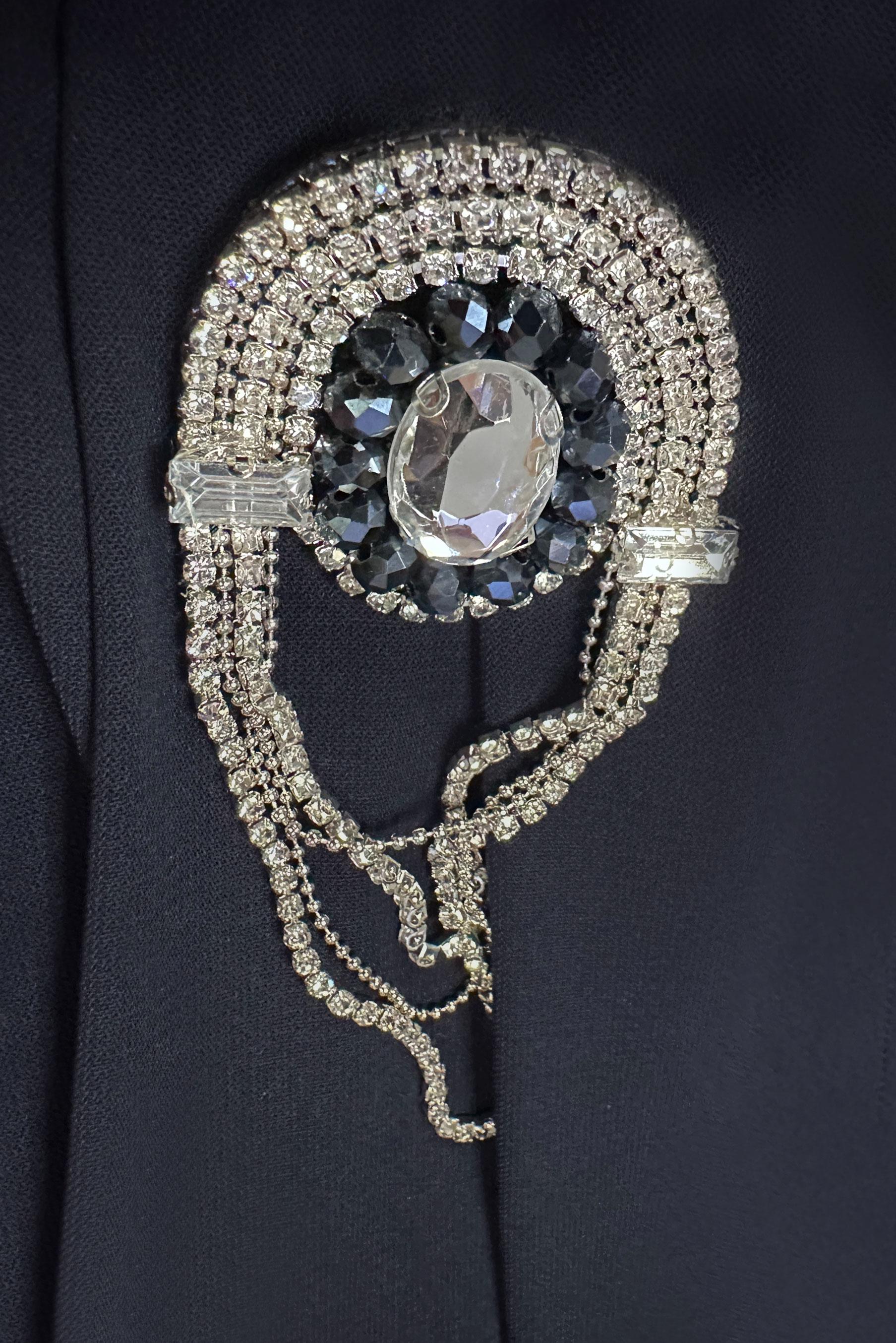 Tesettür giyim LACİVERT AKSESUARLI FIRFIR DETAYLI TUNİK 43539