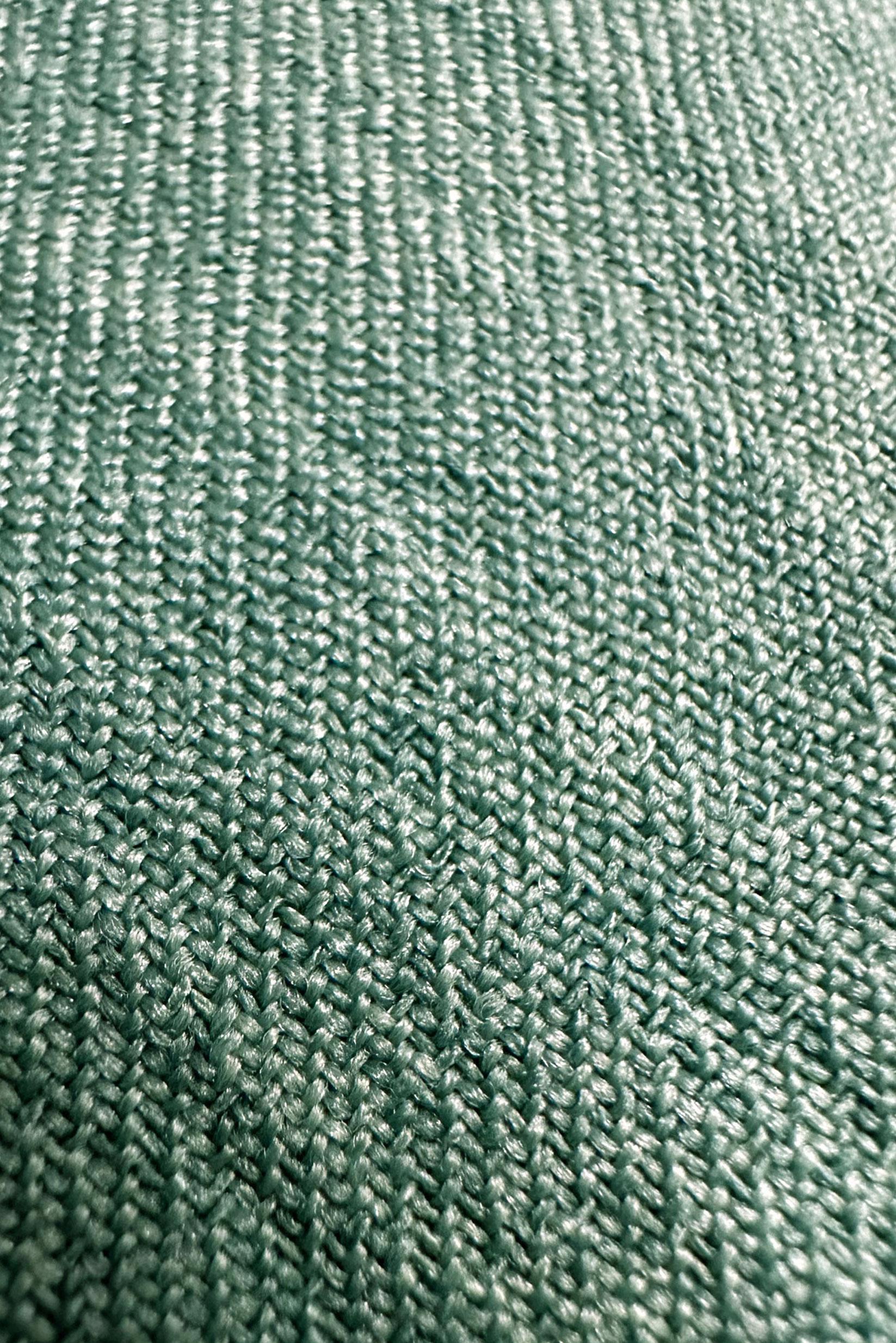 Tesettür giyim YEŞİL YANI YIRTMAÇLI GÖMLEK YAKA UZUN TUNİK 43549-1