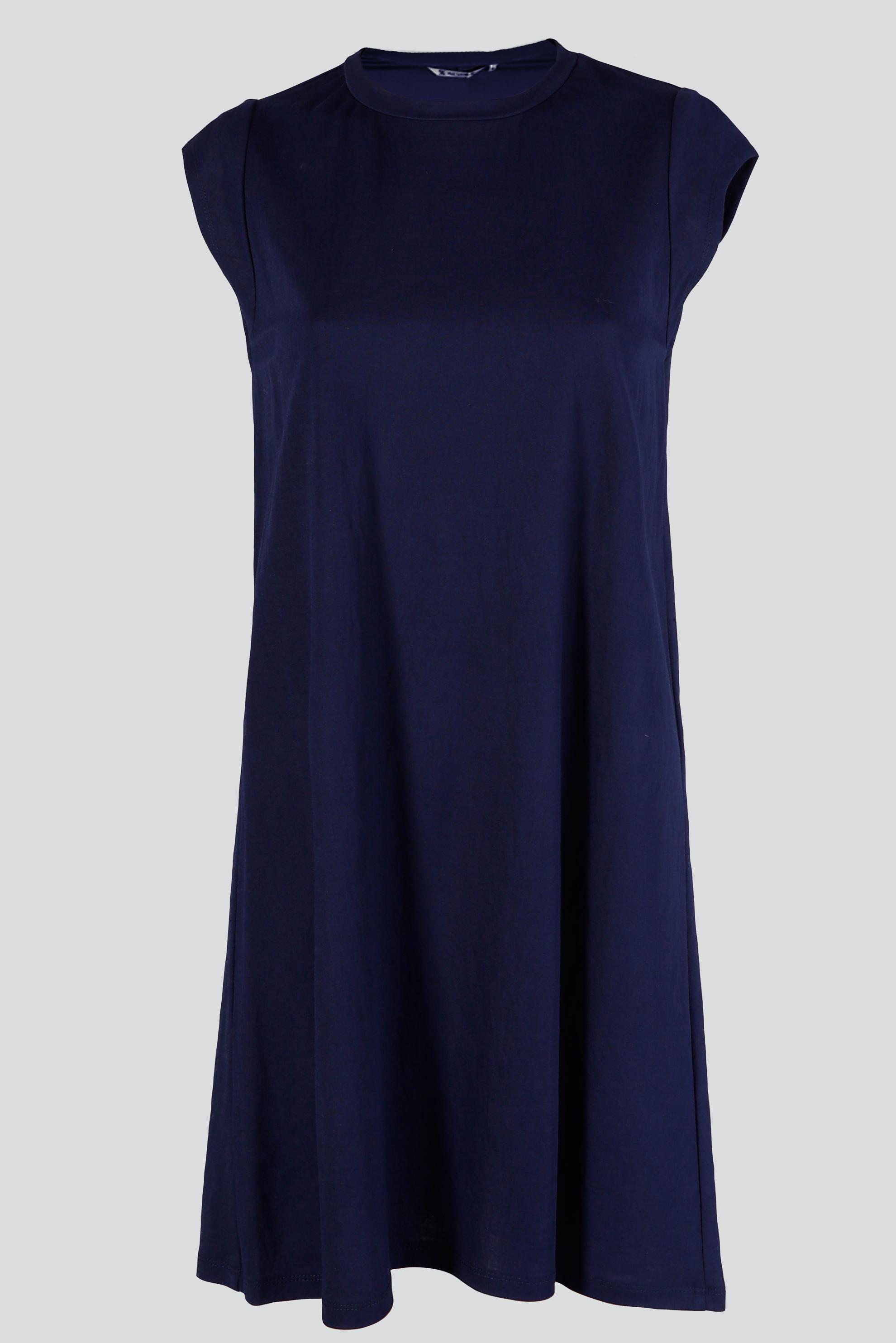 Tesettür giyim LACİVERT BASIC SIFIR KOL TUNİK 43620