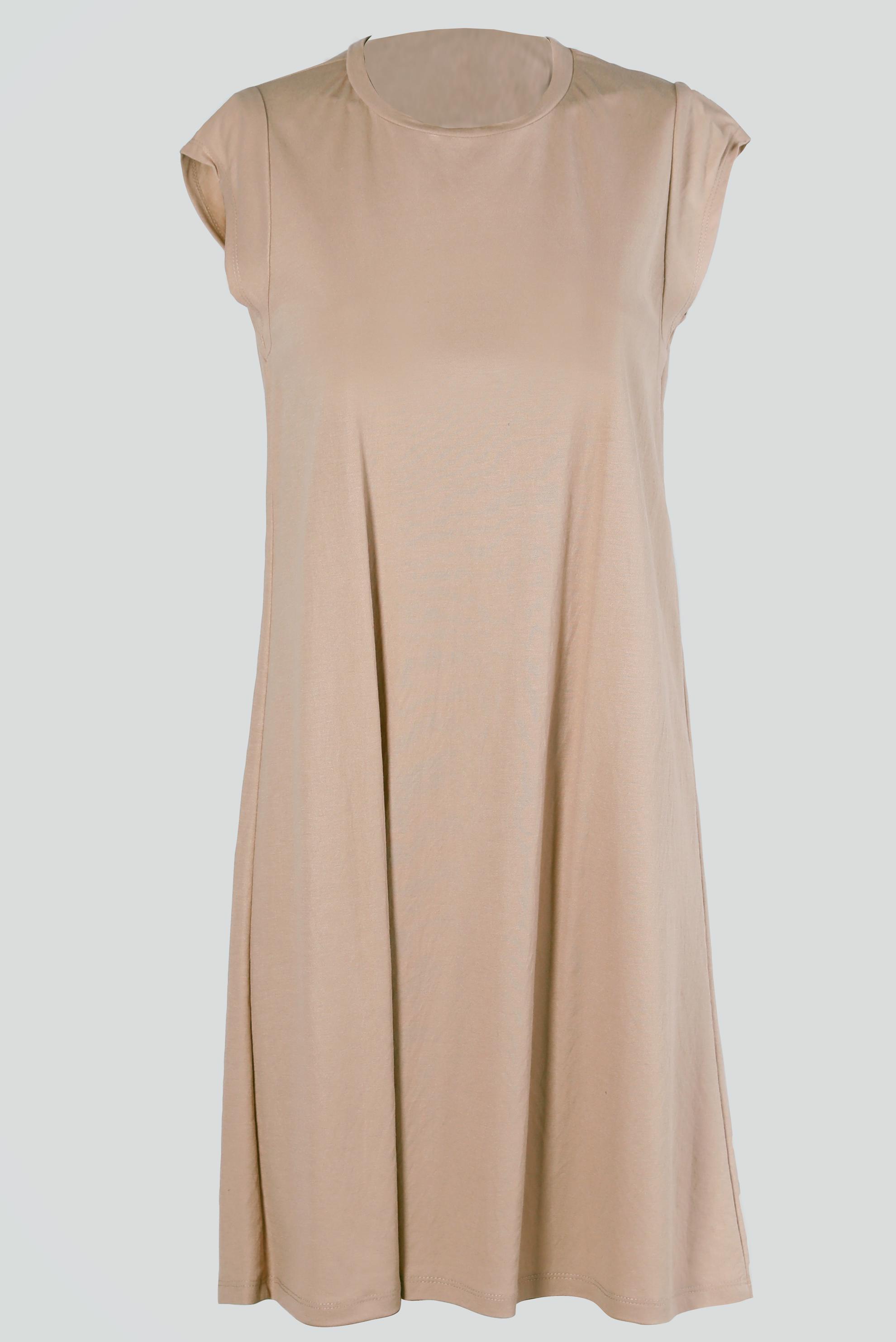 Tesettür giyim KUM BASIC SIFIR KOL TUNİK 43620