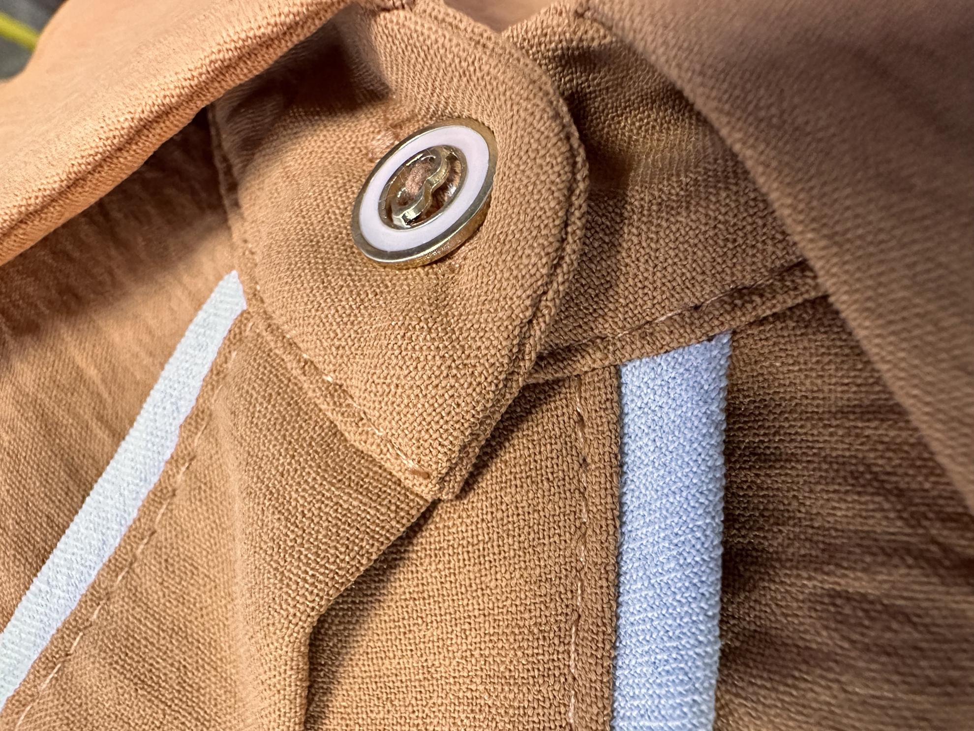 Tesettür giyim TURUNCU GÖMLEK YAKA DÜĞMELİ TUNİK 43734