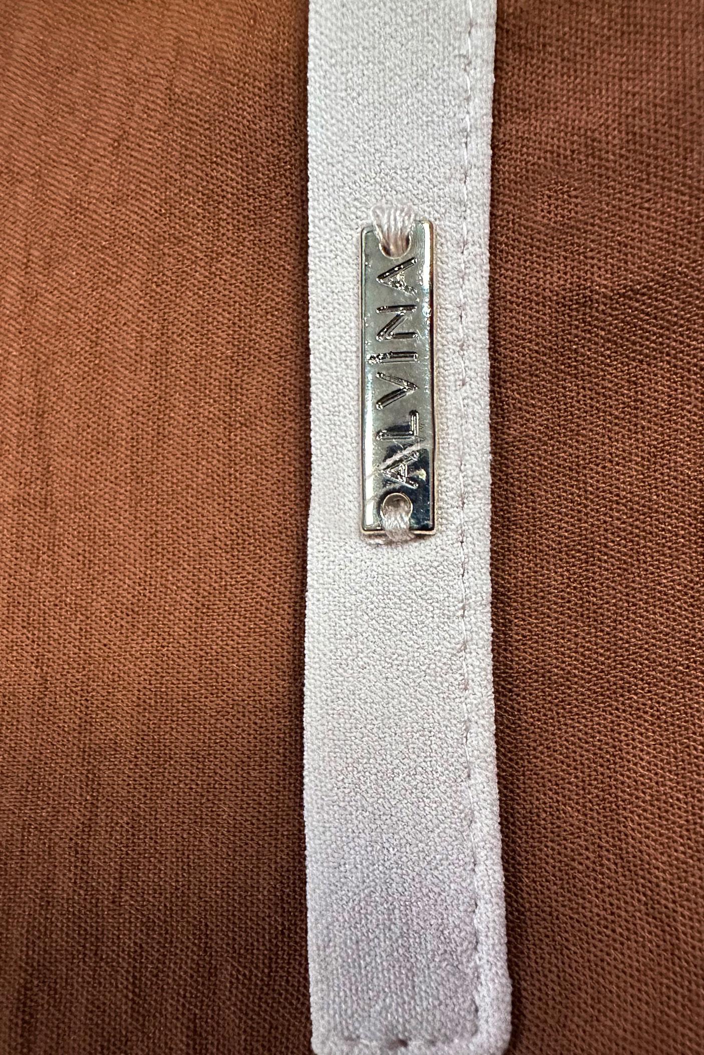 Tesettür giyim TABA GÖMLEK YAKA DÜĞMELİ TUNİK 43734