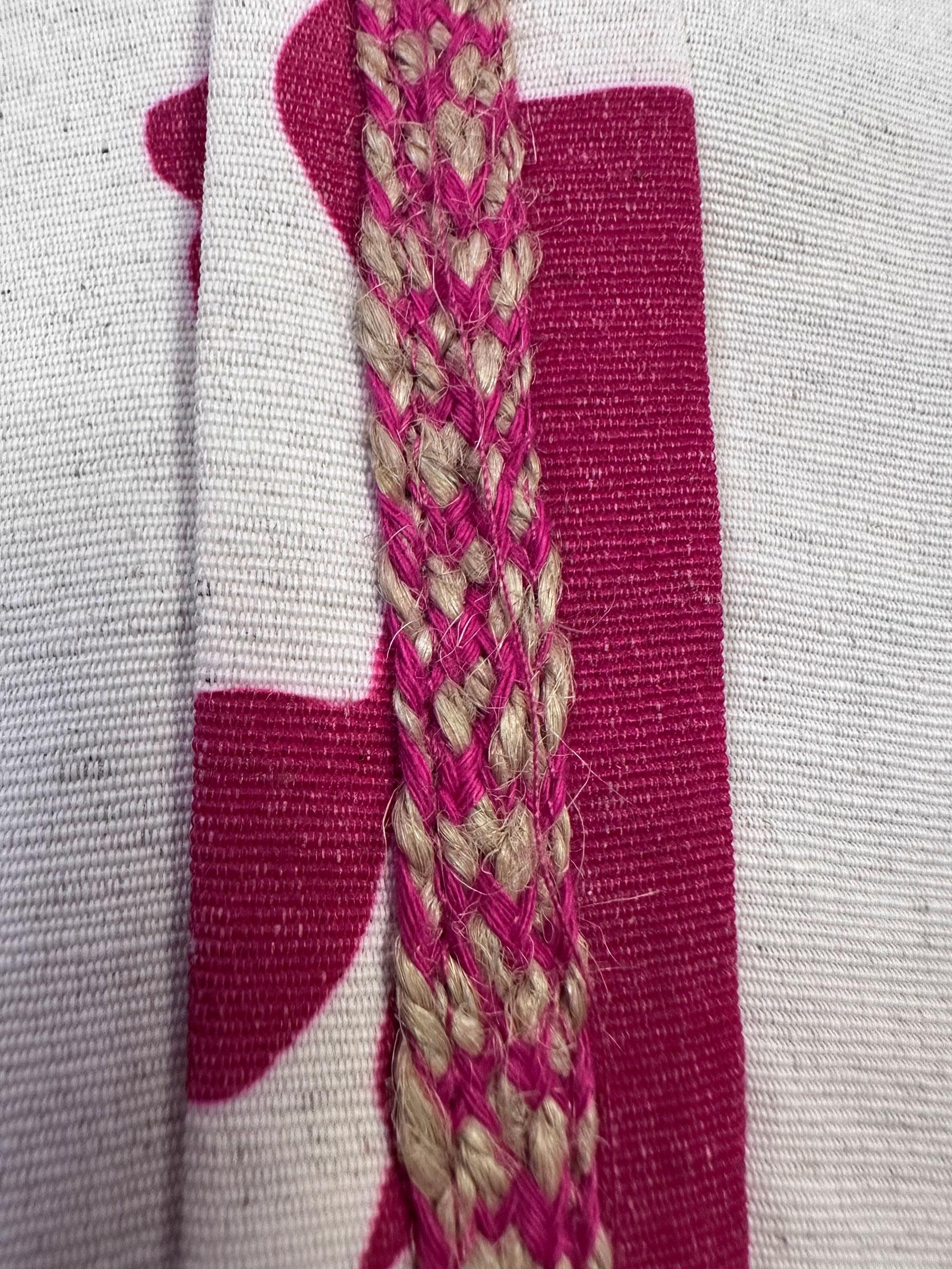 Tesettür giyim FUŞYA DESENLİ DÜĞMELİ GENİŞ KOL UZUN TUNİK 43758